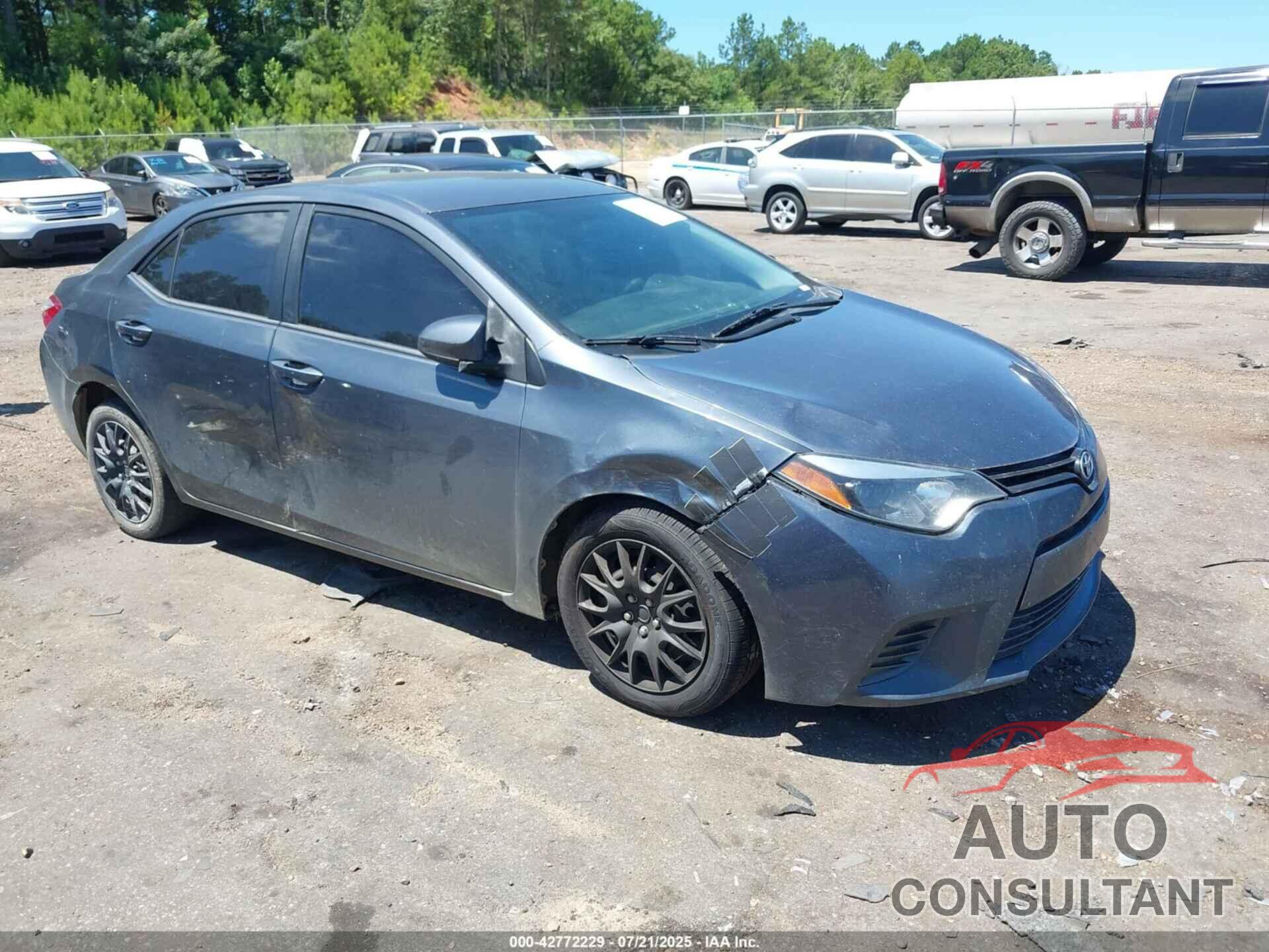 TOYOTA COROLLA 2015 - 2T1BURHE3FC364557