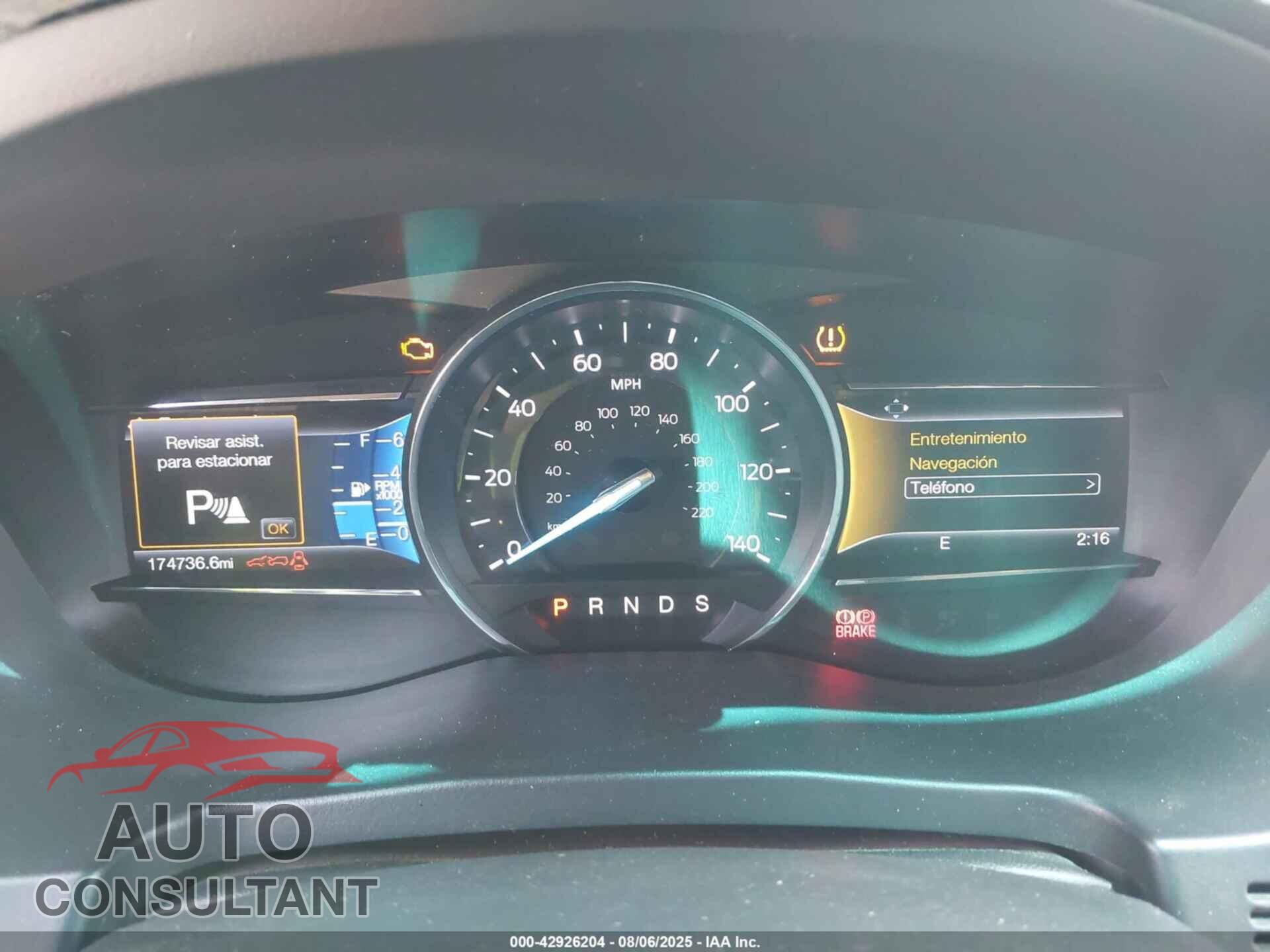 FORD EXPLORER 2016 - 1FM5K7FH4GGA70846