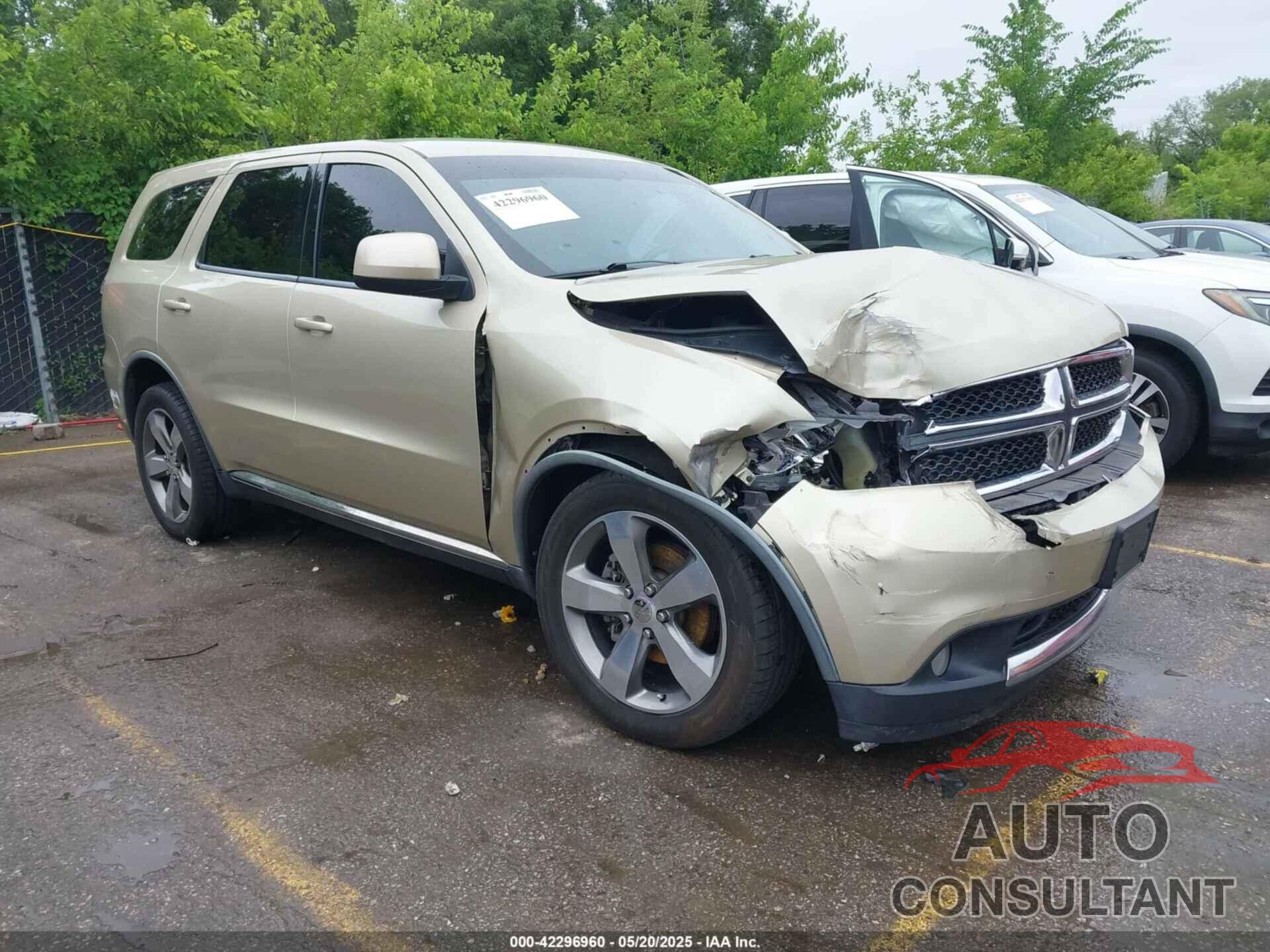 DODGE DURANGO 2011 - 1D4RE2GG6BC691658