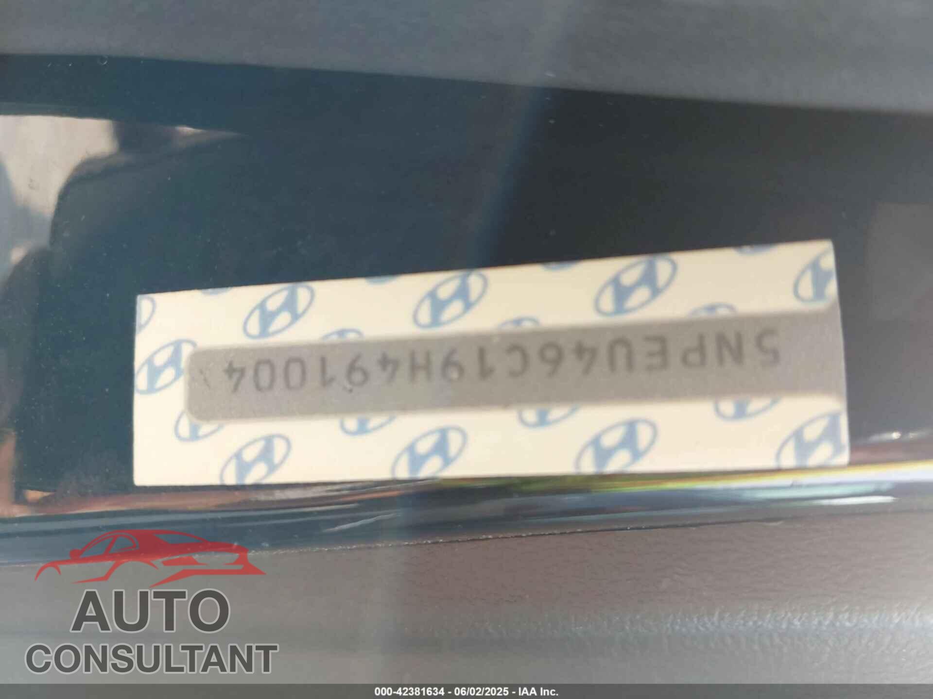 HYUNDAI SONATA 2009 - 5NPEU46C19H491004