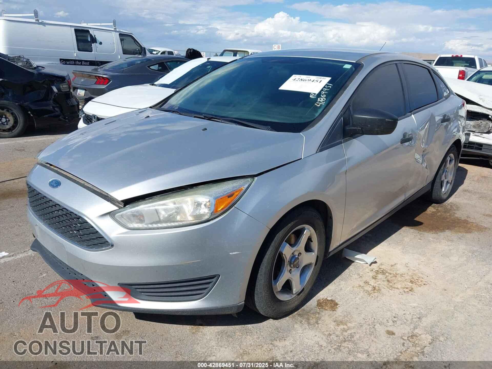 FORD FOCUS 2017 - 1FADP3E22HL276687