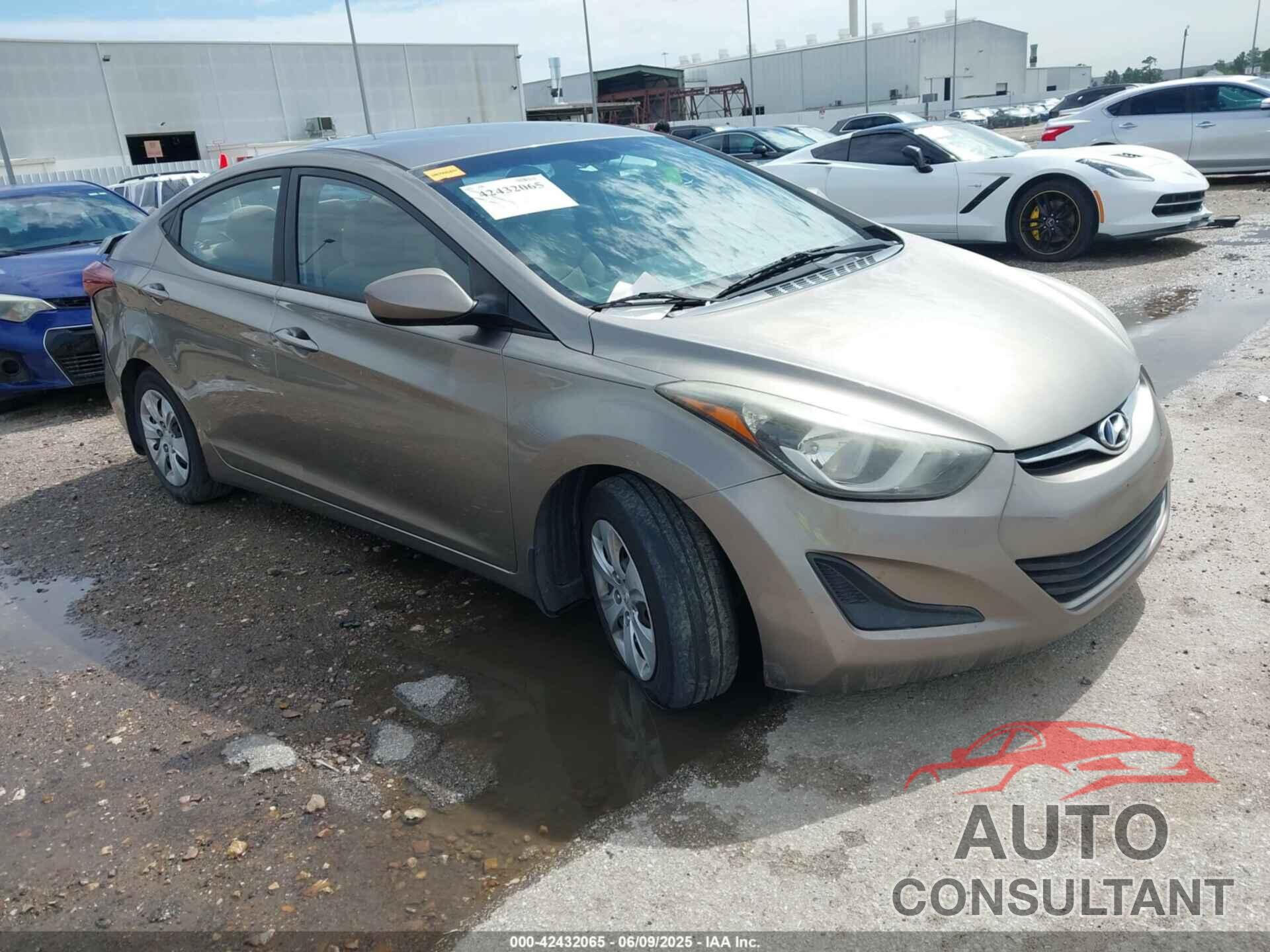 HYUNDAI ELANTRA 2016 - 5NPDH4AEXGH797608
