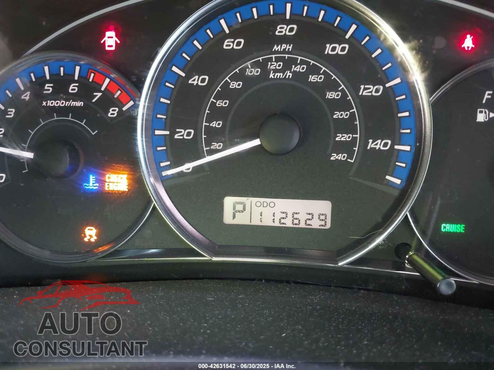 SUBARU FORESTER 2012 - JF2SHABC0CH439687