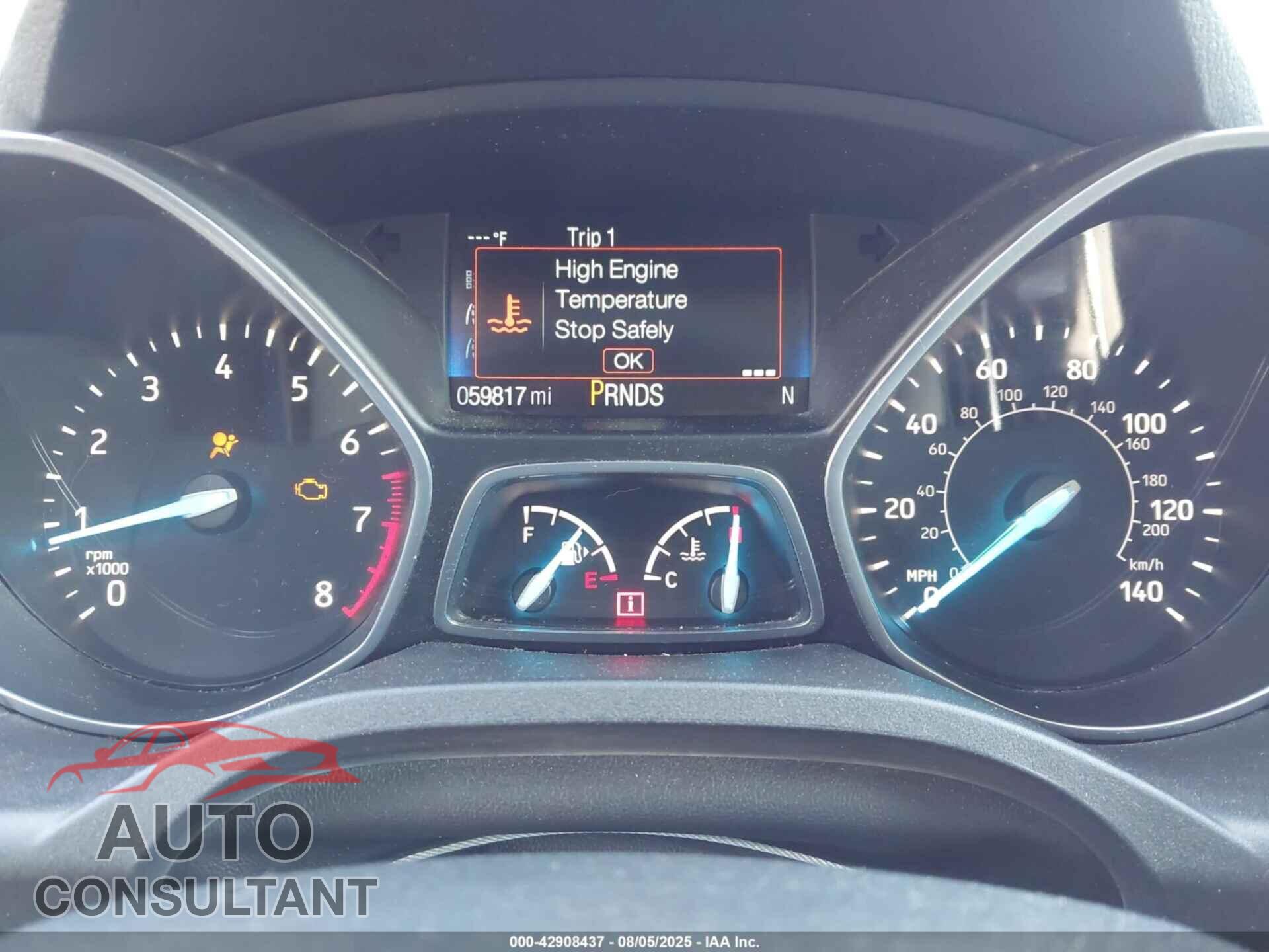 FORD ESCAPE 2018 - 1FMCU9GD3JUB14854
