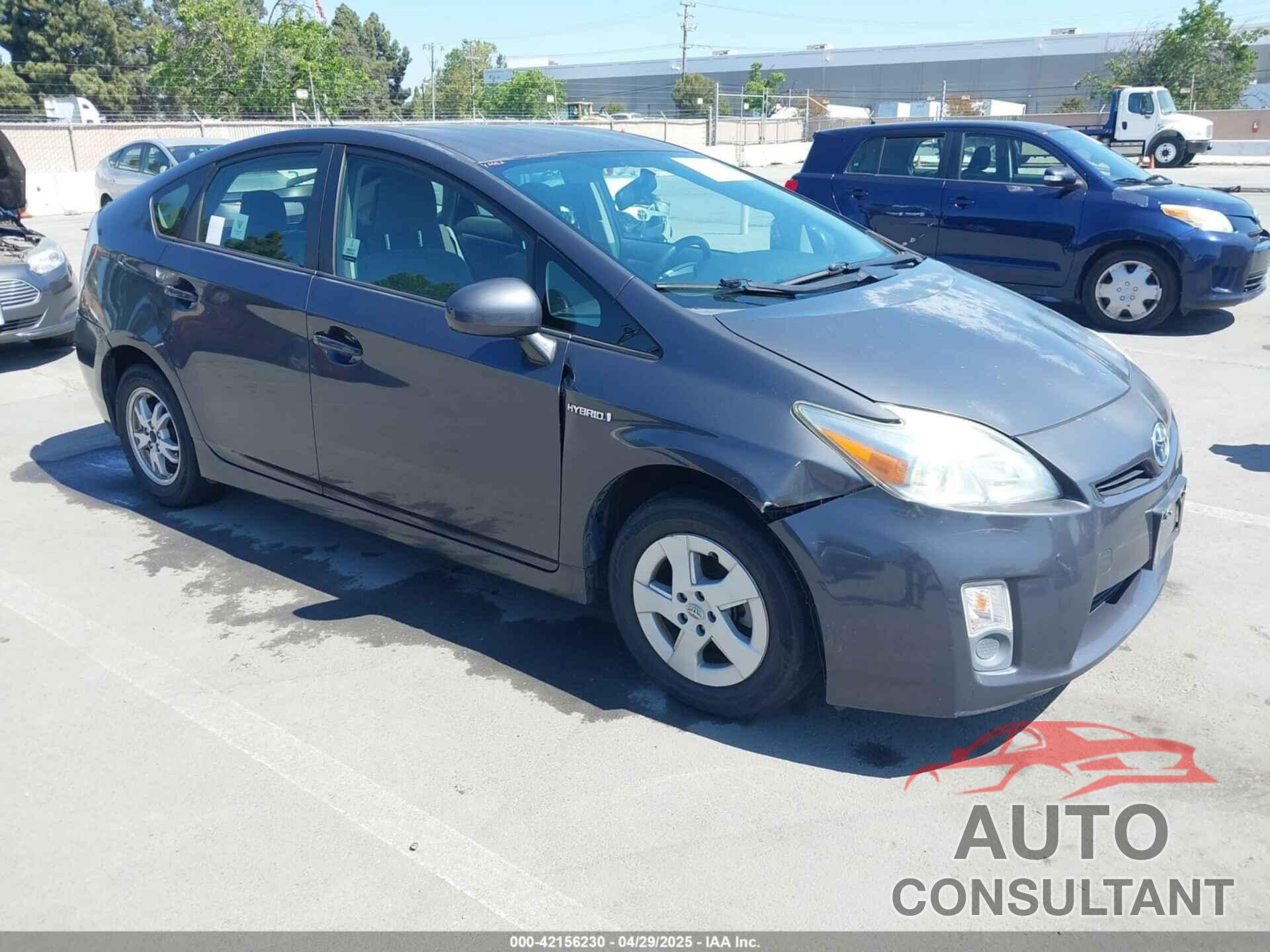 TOYOTA PRIUS 2011 - JTDKN3DUXB5298944