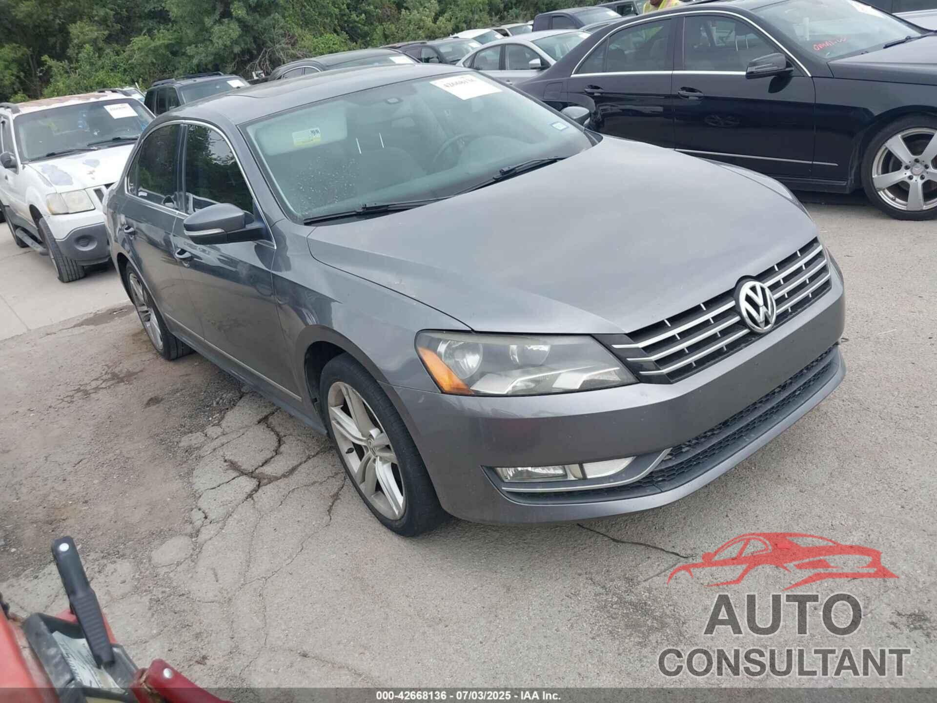 VOLKSWAGEN PASSAT 2014 - 1VWCN7A39EC070616