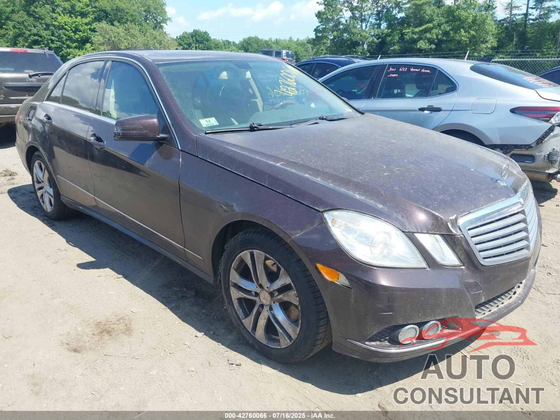 MERCEDES-BENZ E 350 2010 - WDDHF8HB3AA180002