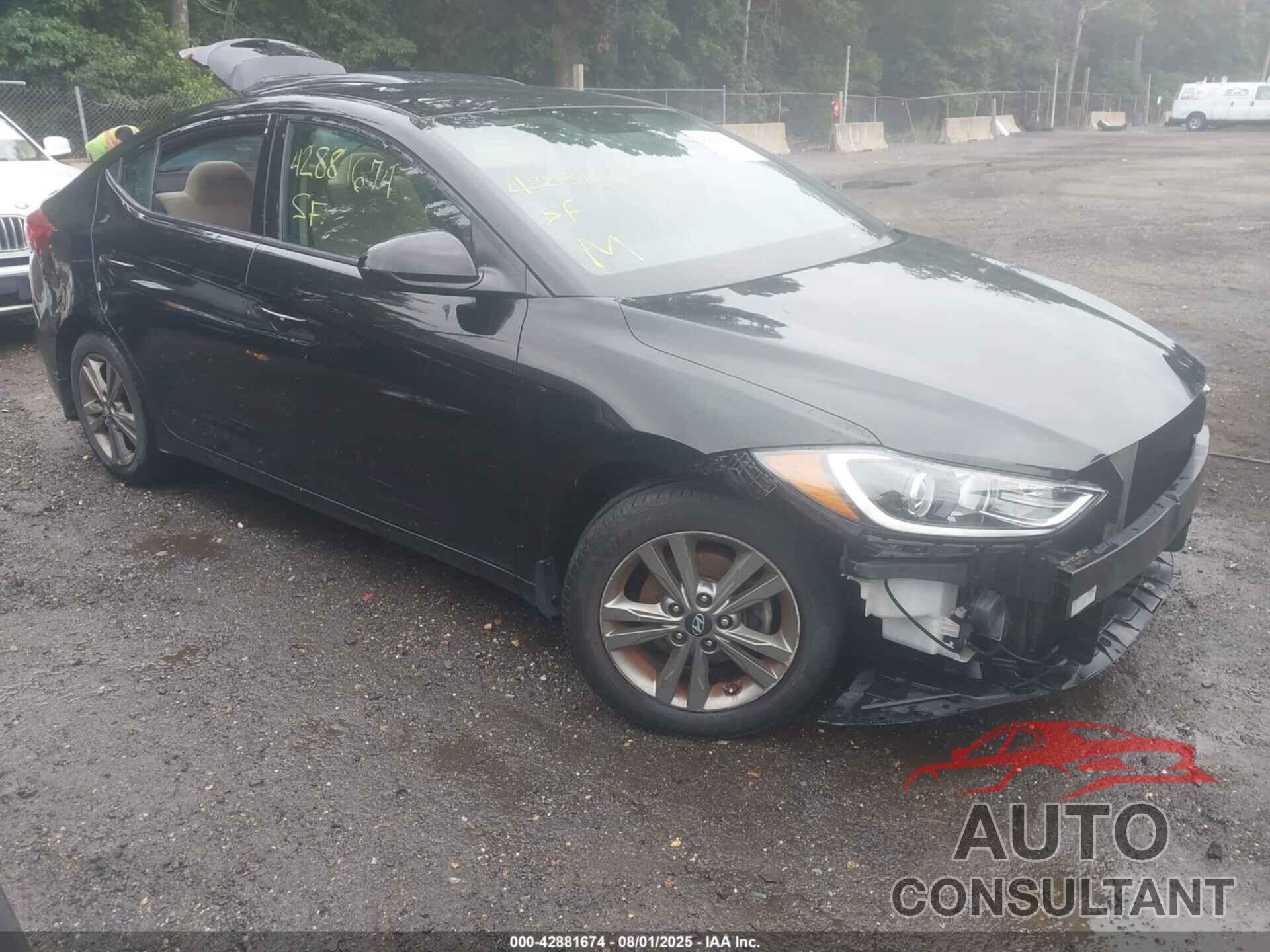 HYUNDAI ELANTRA 2018 - 5NPD84LF3JH340278