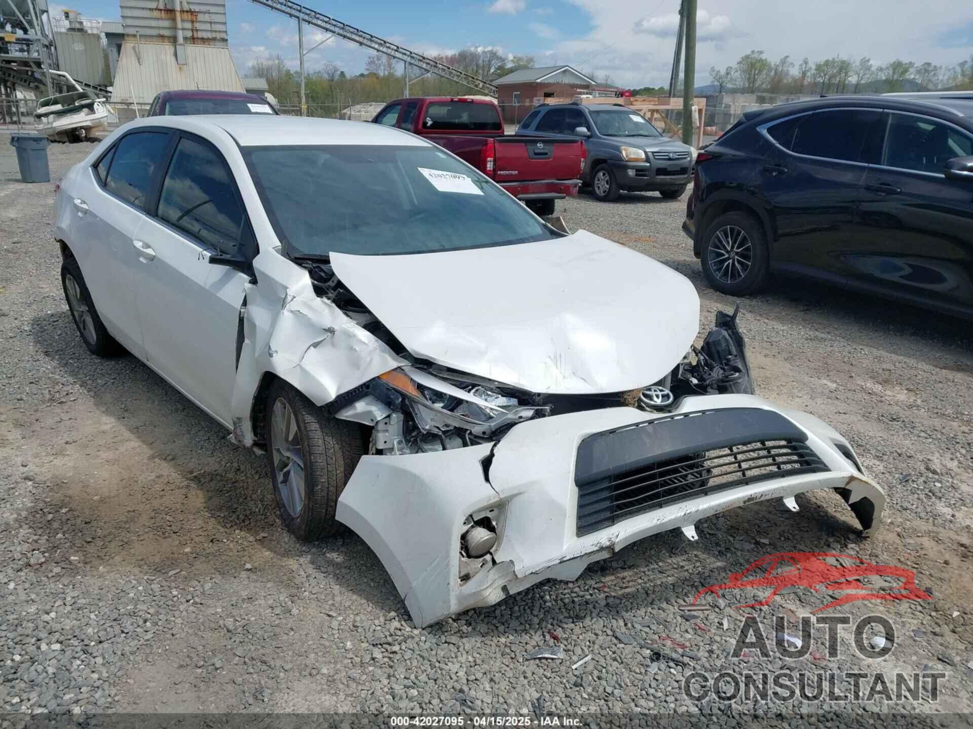 TOYOTA COROLLA 2014 - 5YFBPRHE2EP152481