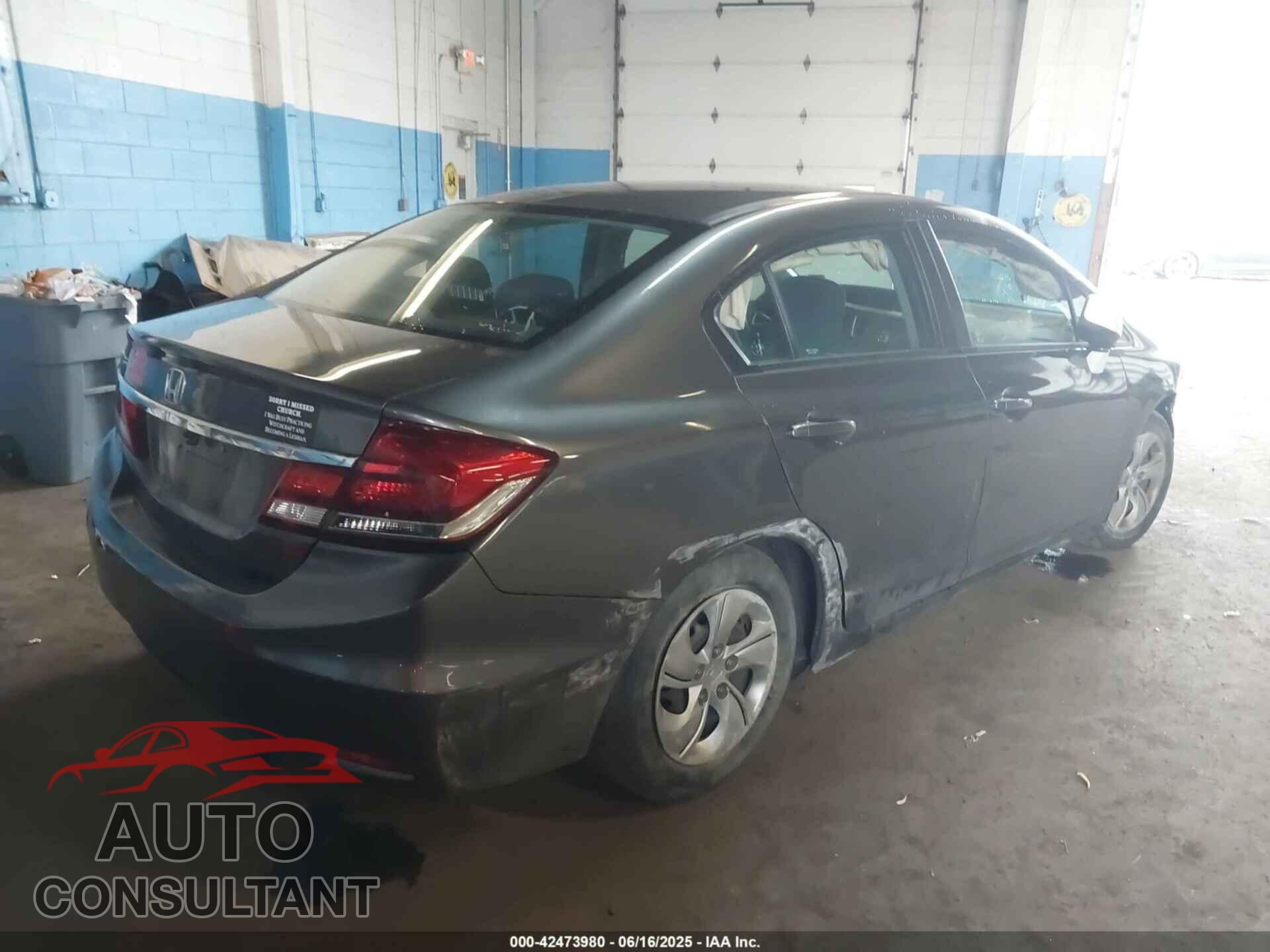 HONDA CIVIC 2014 - 19XFB2F53EE206222