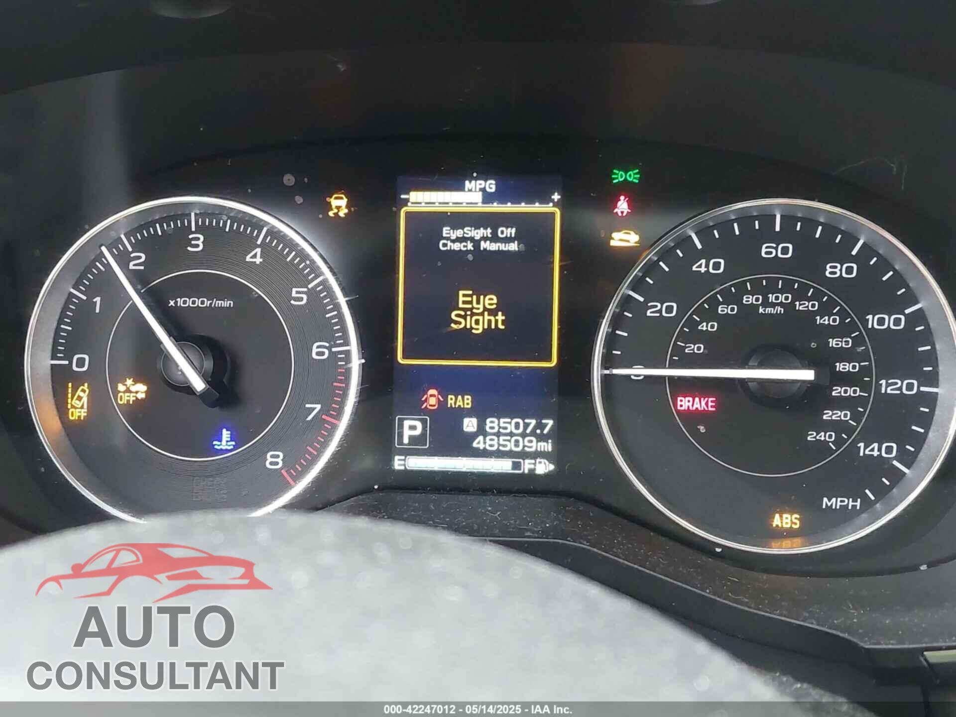 SUBARU IMPREZA 2017 - 4S3GKAT60H3607962