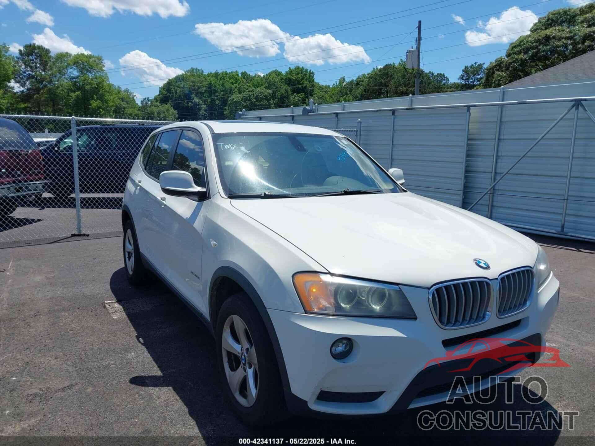 BMW X3 2012 - 5UXWX5C56CL716932