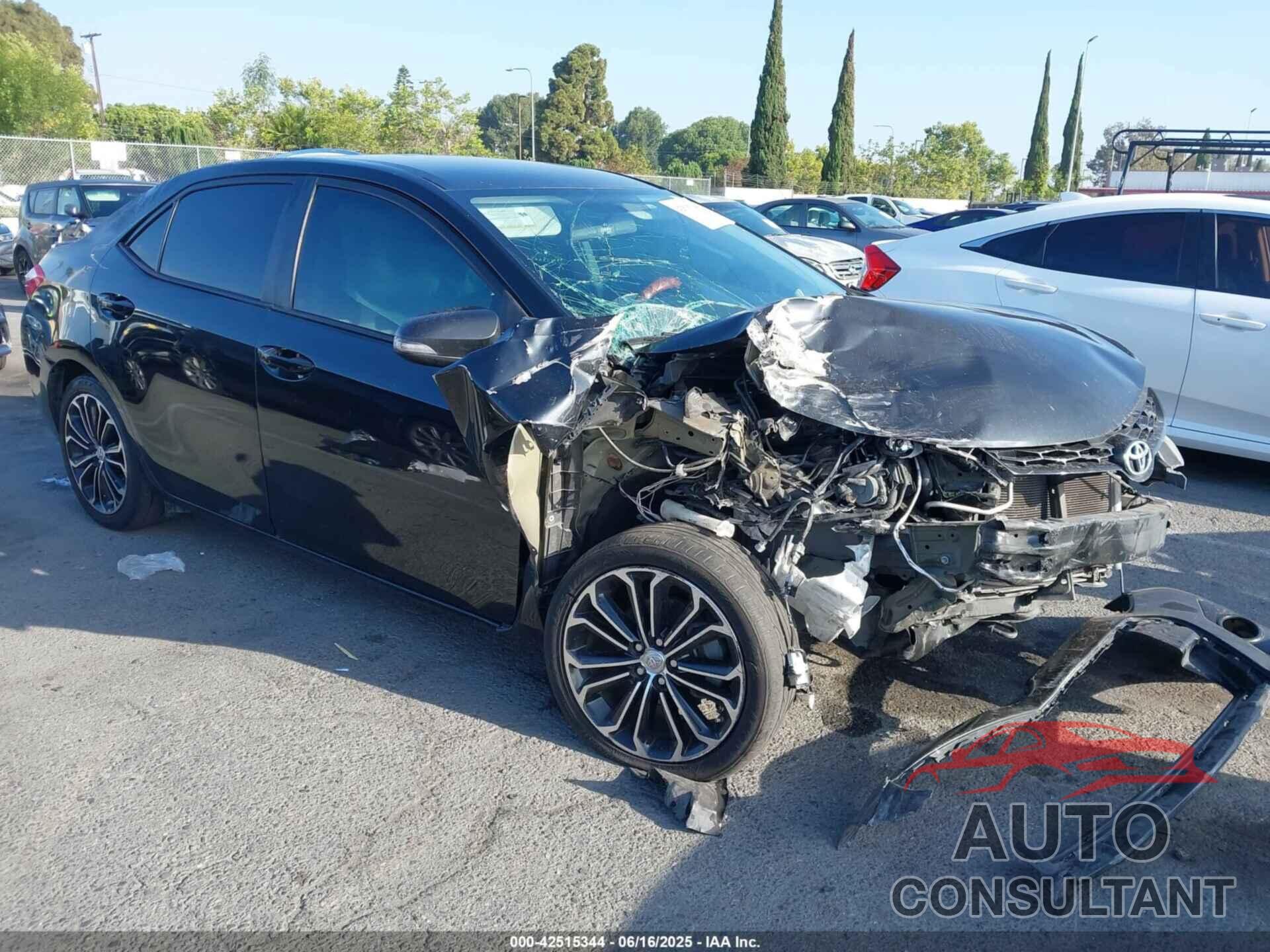 TOYOTA COROLLA 2015 - 5YFBURHE6FP349776