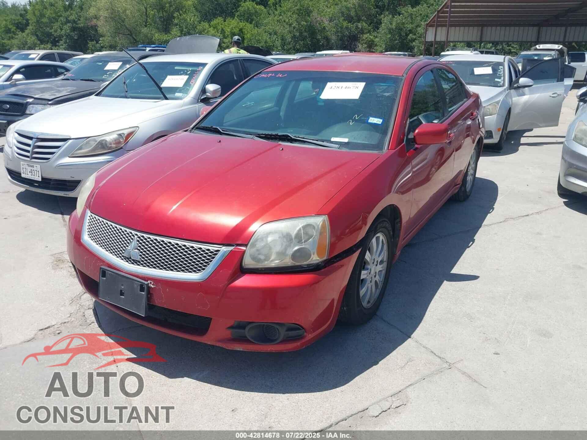 MITSUBISHI GALANT 2012 - 4A32B2FF0CE010896