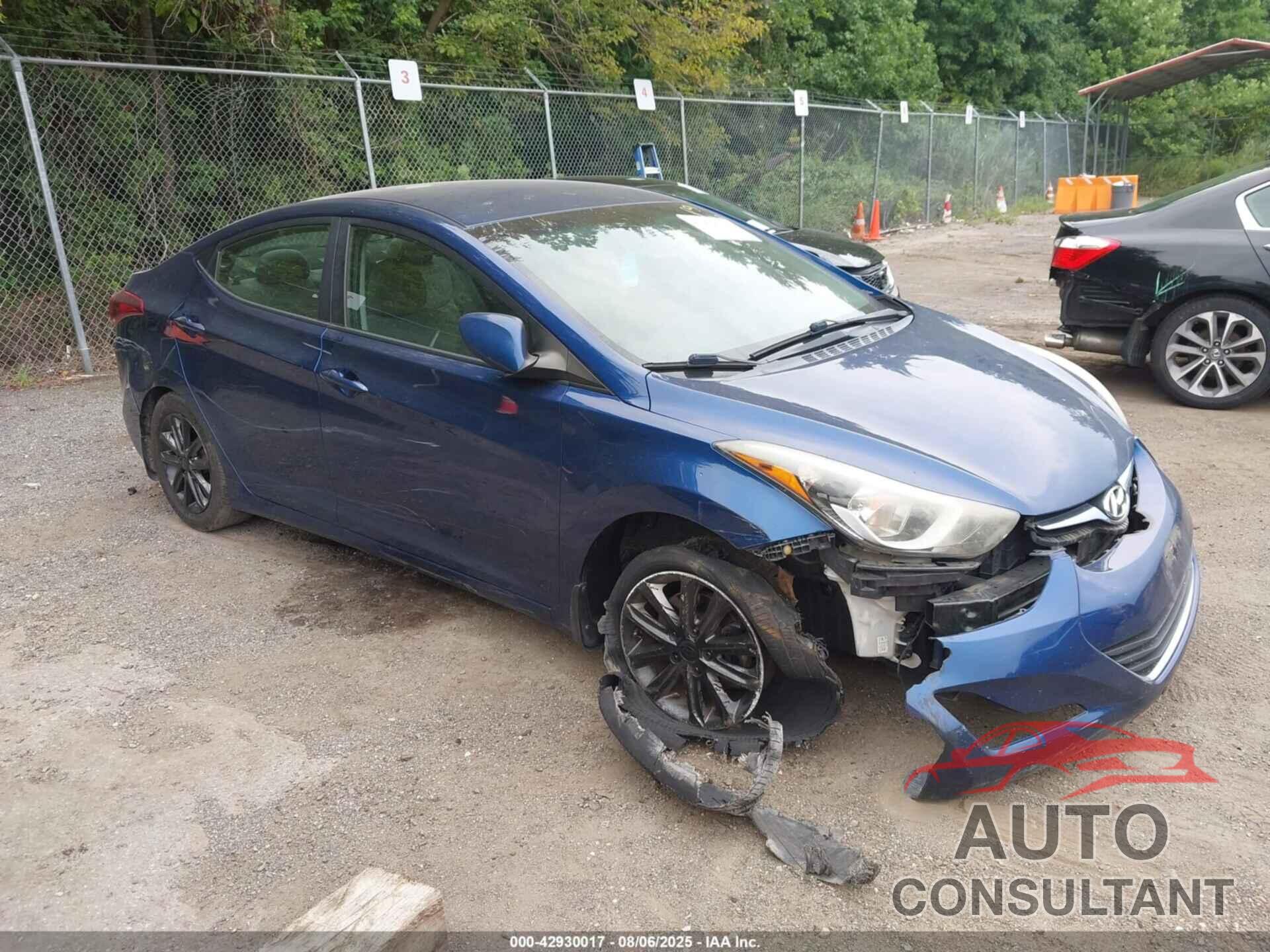 HYUNDAI ELANTRA 2016 - 5NPDH4AE5GH722153