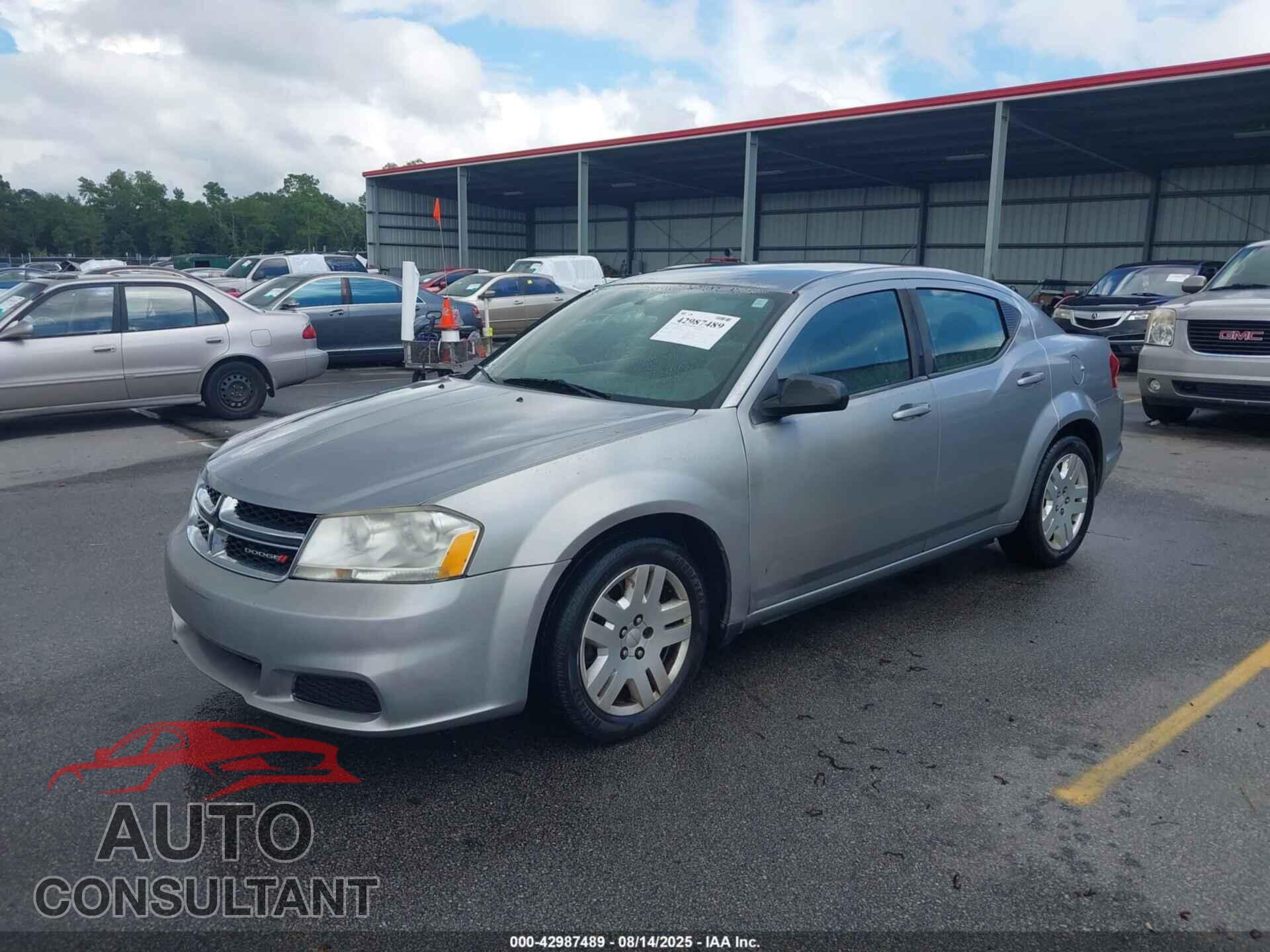 DODGE AVENGER 2013 - 1C3CDZAB7DN627247