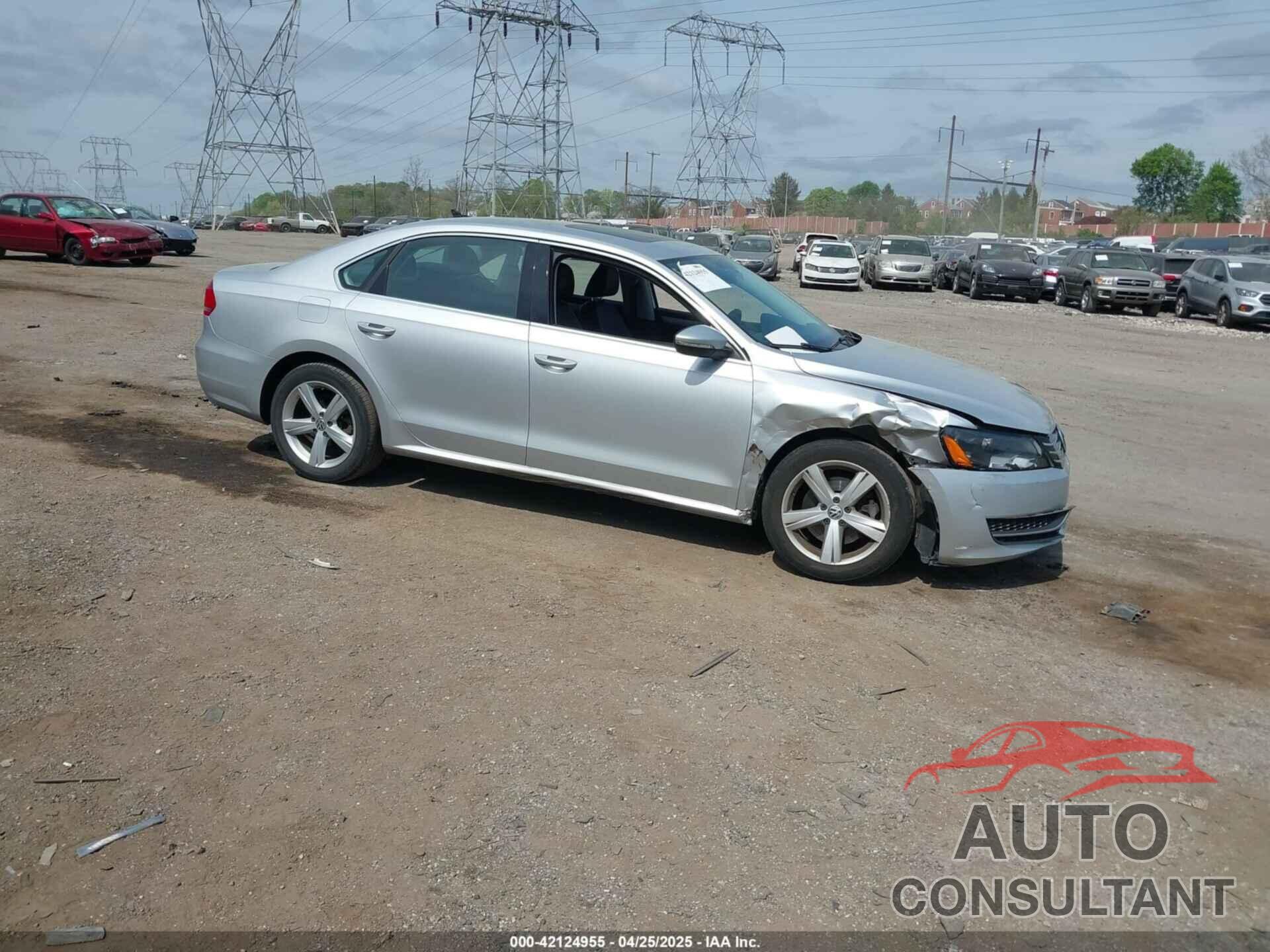 VOLKSWAGEN PASSAT 2012 - 1VWBP7A32CC101143