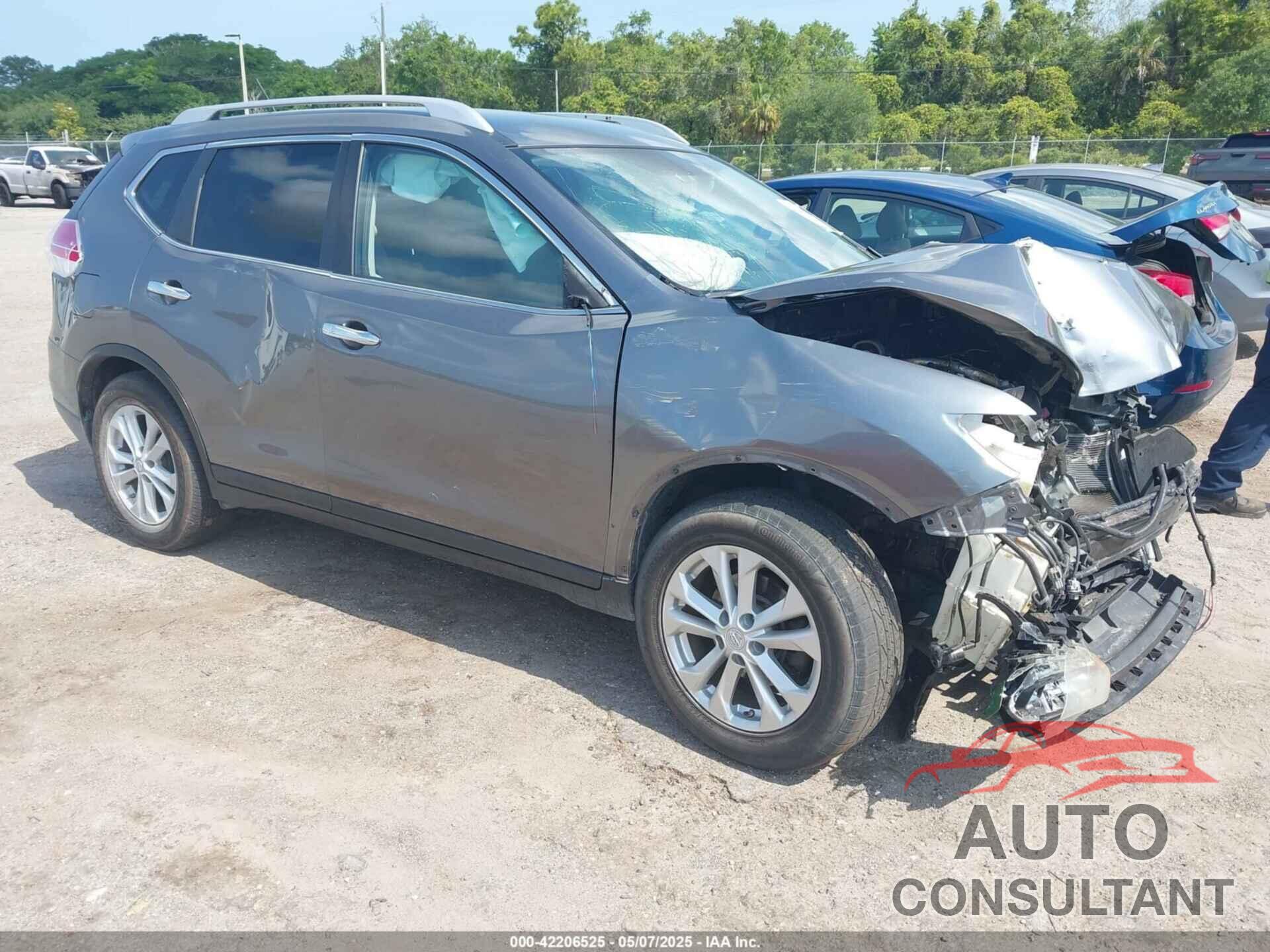 NISSAN ROGUE 2015 - KNMAT2MV5FP536374