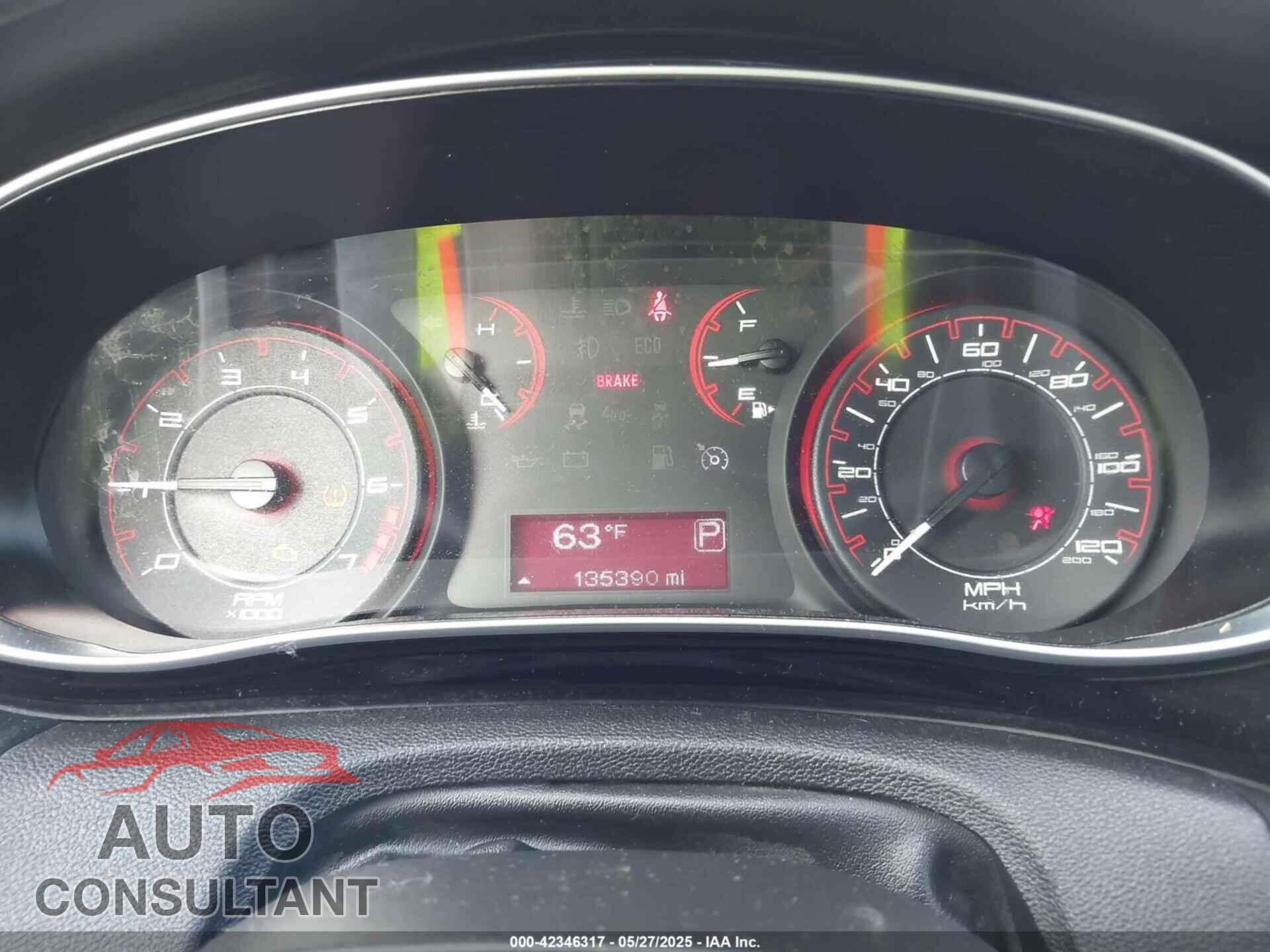 DODGE DART 2013 - 1C3CDFBA3DD202604
