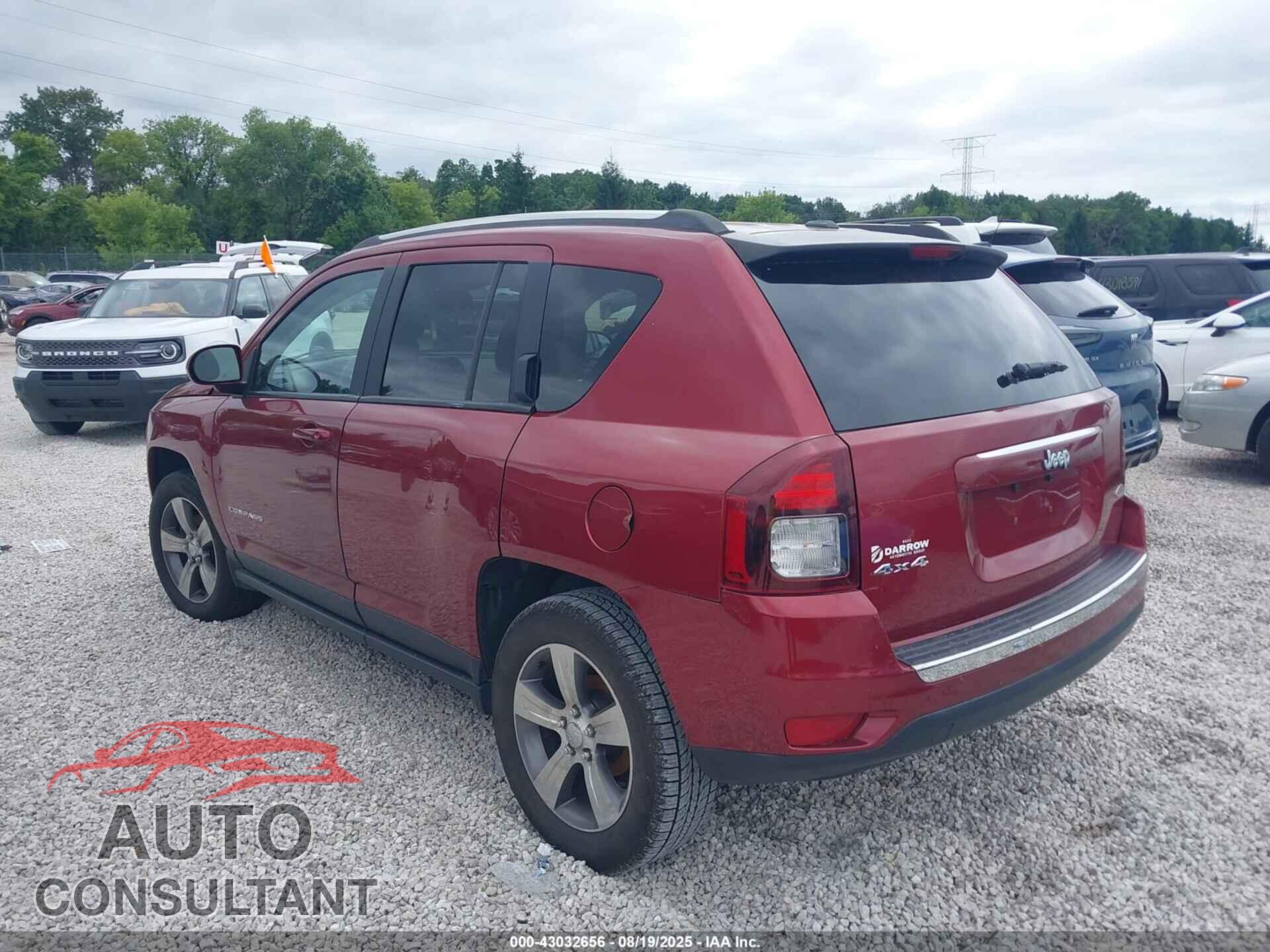 JEEP COMPASS 2017 - 1C4NJDEB2HD107589