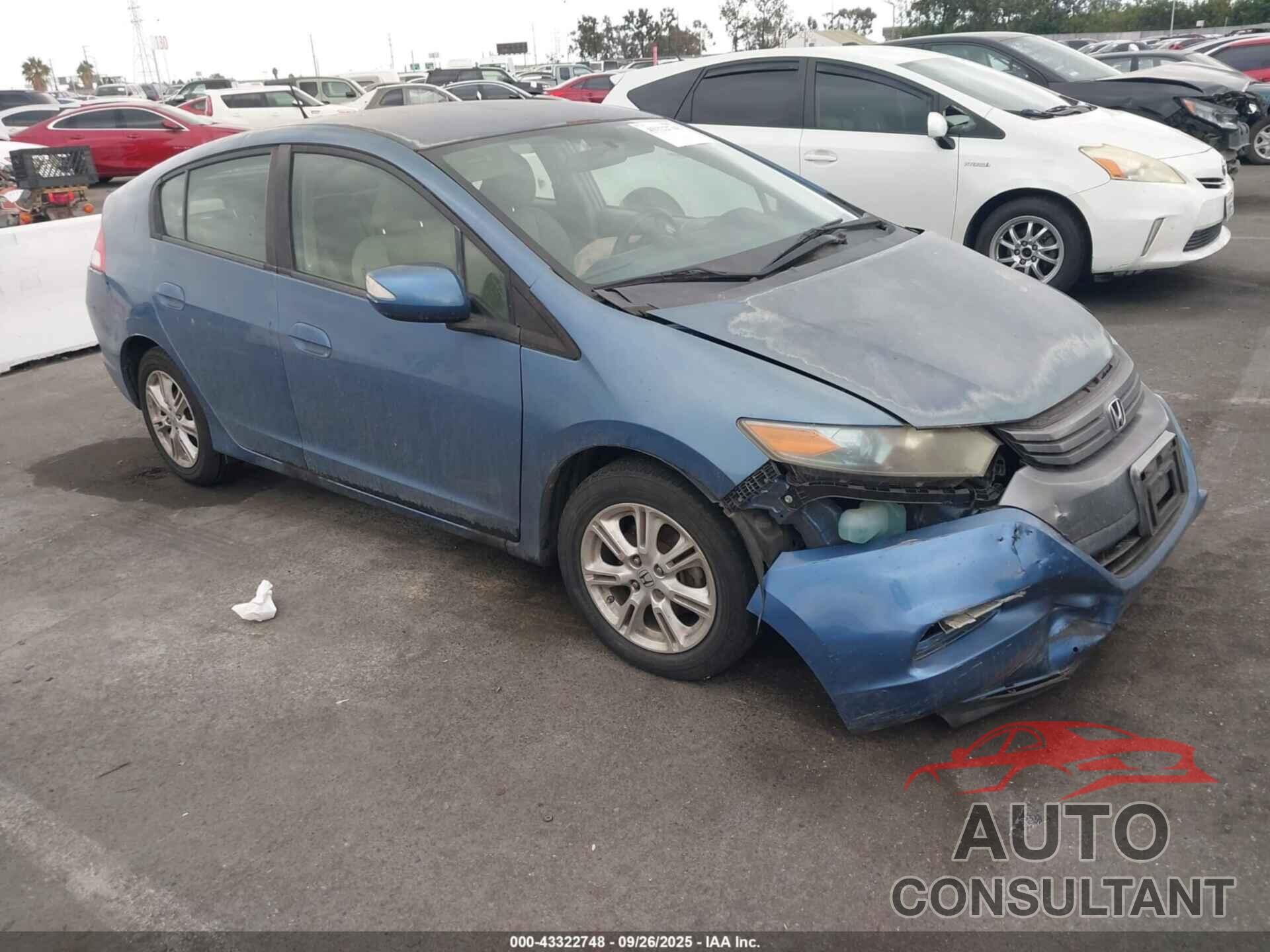 HONDA INSIGHT 2010 - JHMZE2H79AS014554