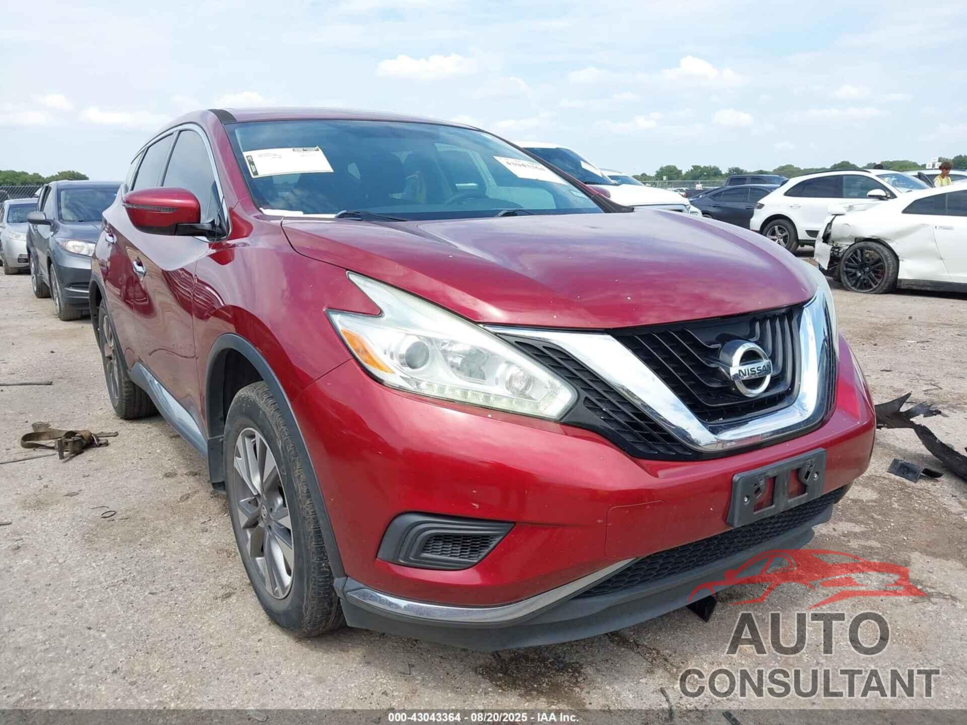 NISSAN MURANO 2017 - 5N1AZ2MG5HN184729