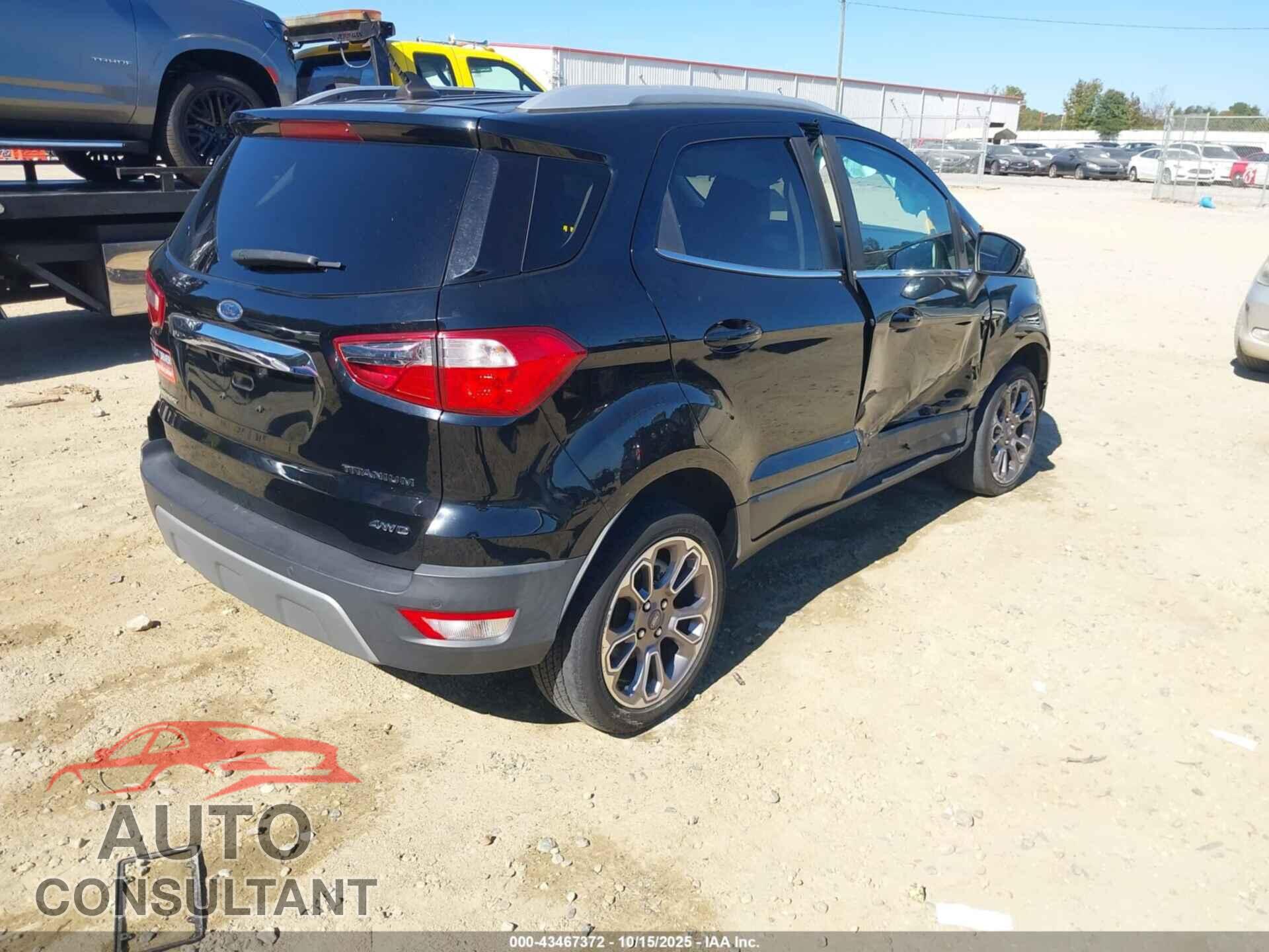 FORD ECOSPORT 2019 - MAJ6S3KL2KC274370