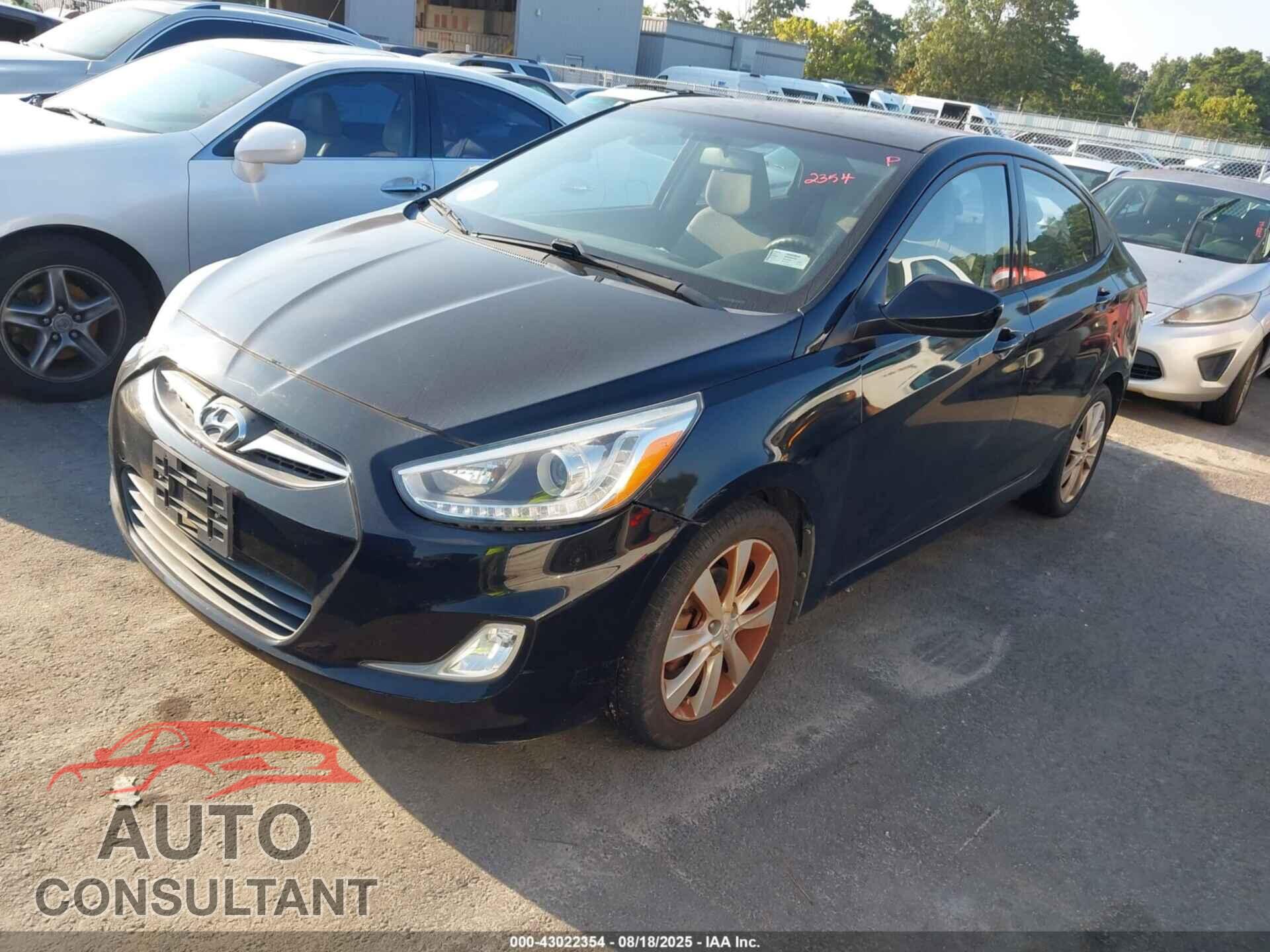 HYUNDAI ACCENT 2014 - KMHCU4AE3EU769543