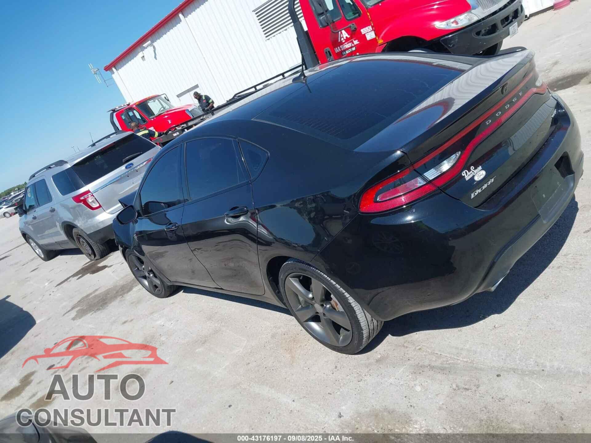 DODGE DART 2015 - 1C3CDFEBXFD345413