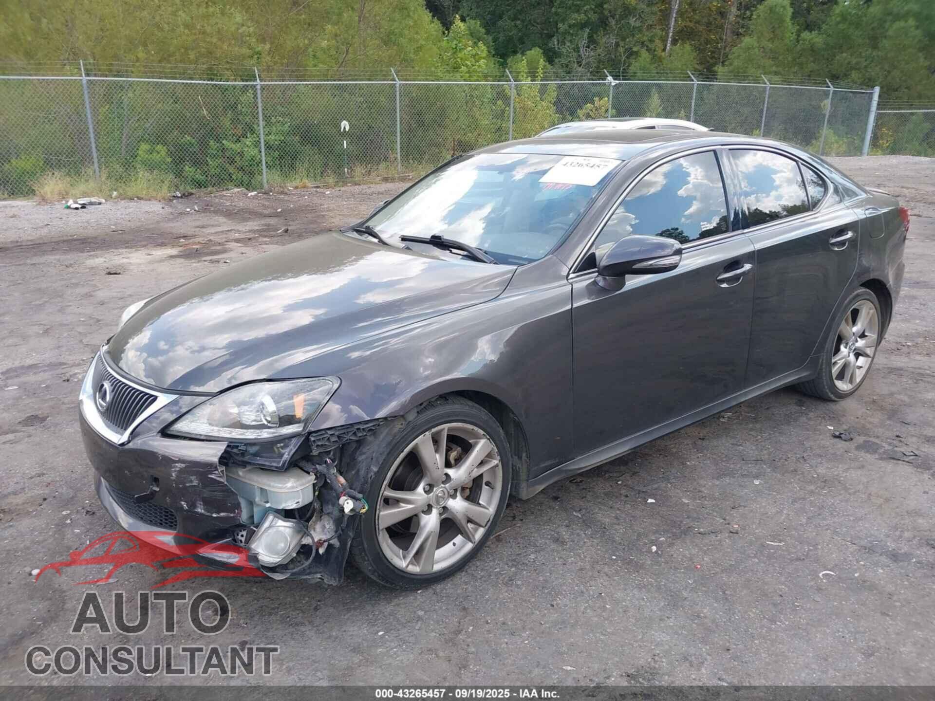 LEXUS IS 250 2010 - JTHBF5C20A5111376