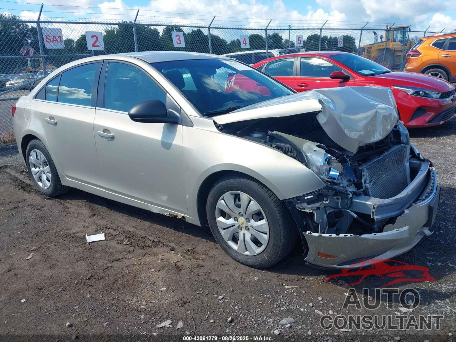 CHEVROLET CRUZE 2012 - 1G1PC5SH0C7188514