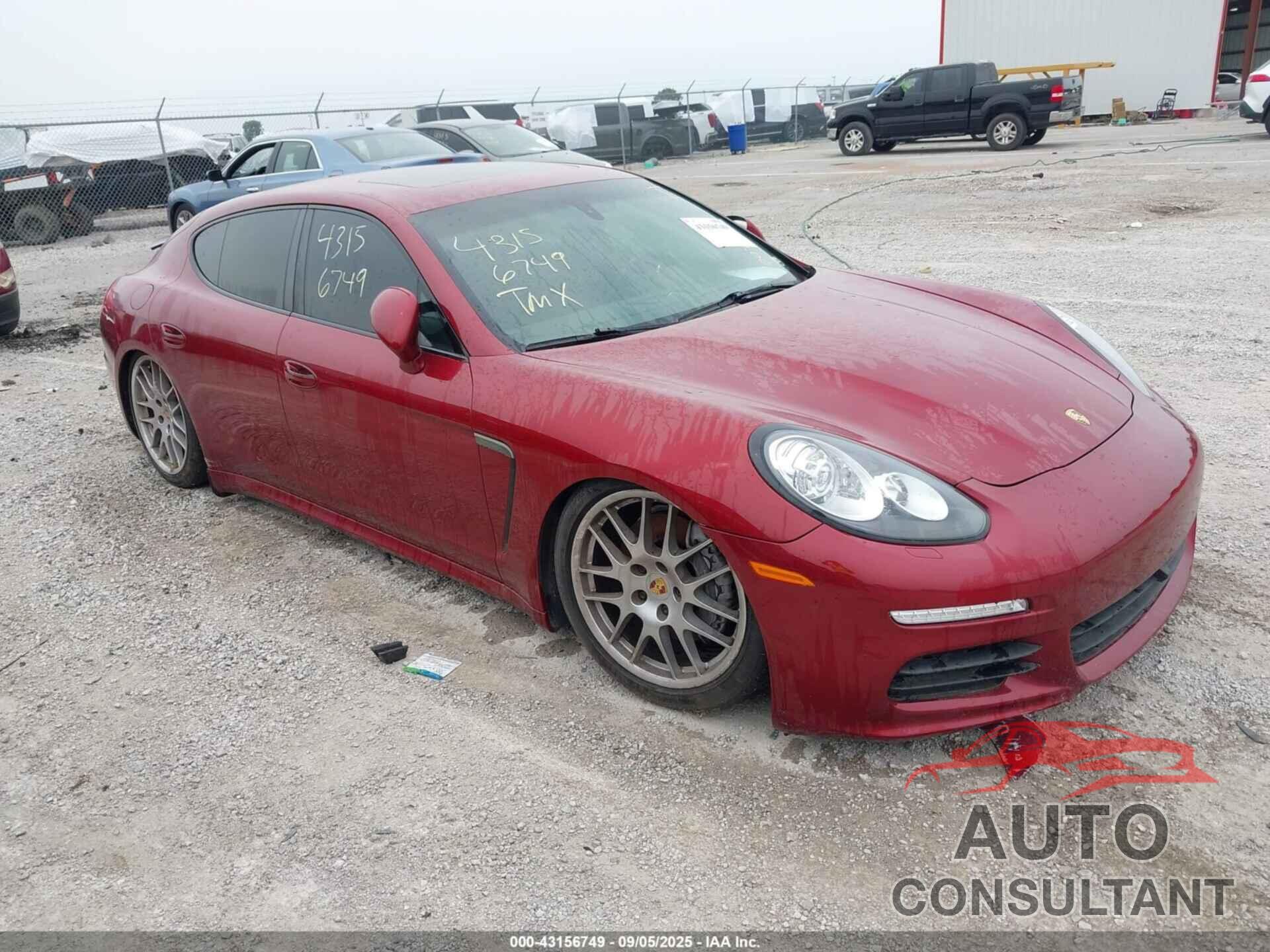 PORSCHE PANAMERA 2016 - WP0AA2A78GL002323