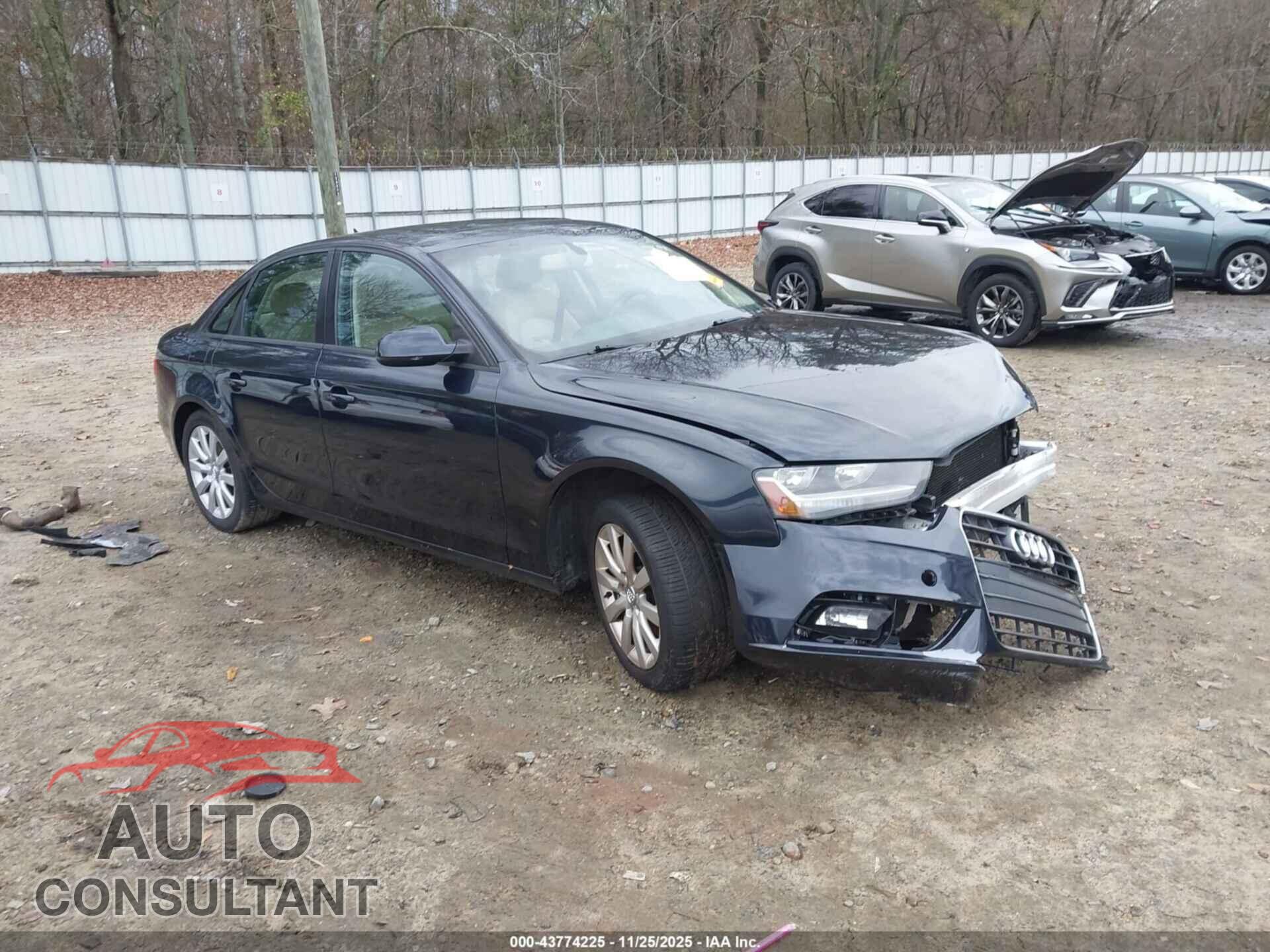AUDI A4 2013 - WAUAFAFL5DA107360