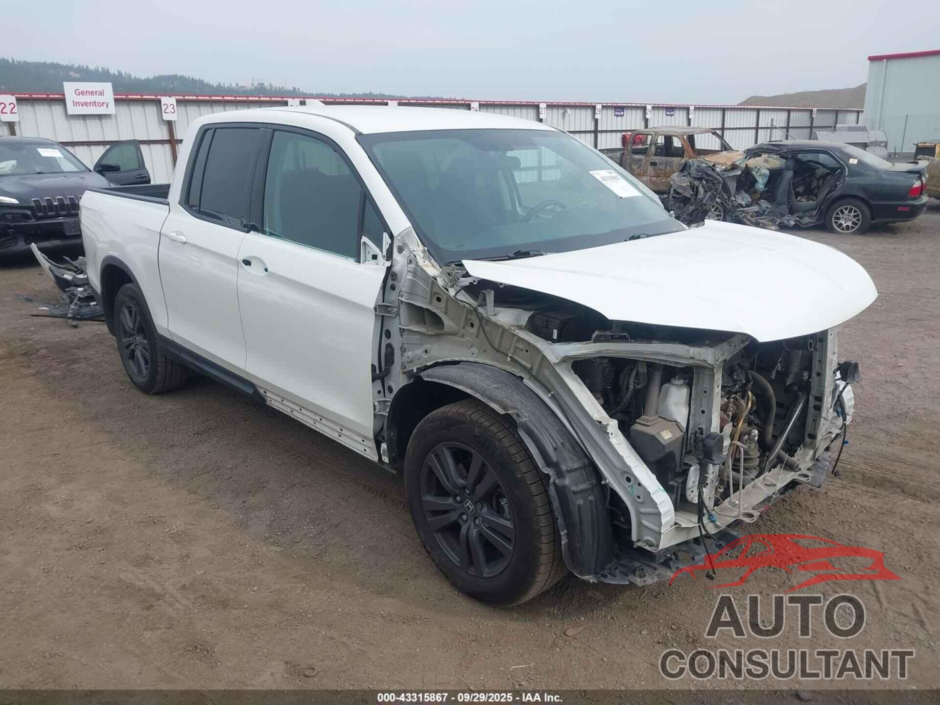HONDA RIDGELINE 2019 - 5FPYK2F15KB007451