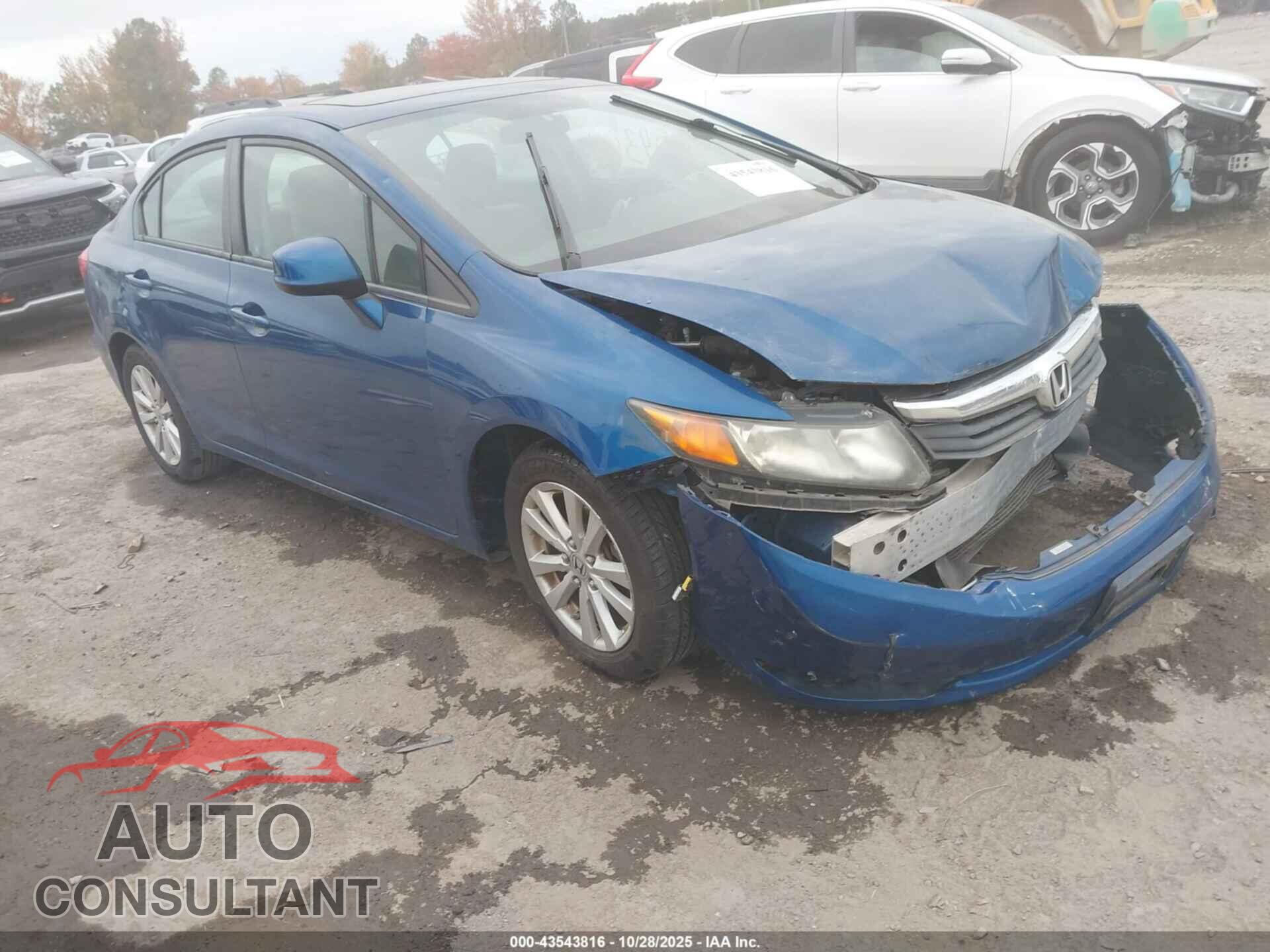 HONDA CIVIC 2012 - 2HGFB2F82CH536964