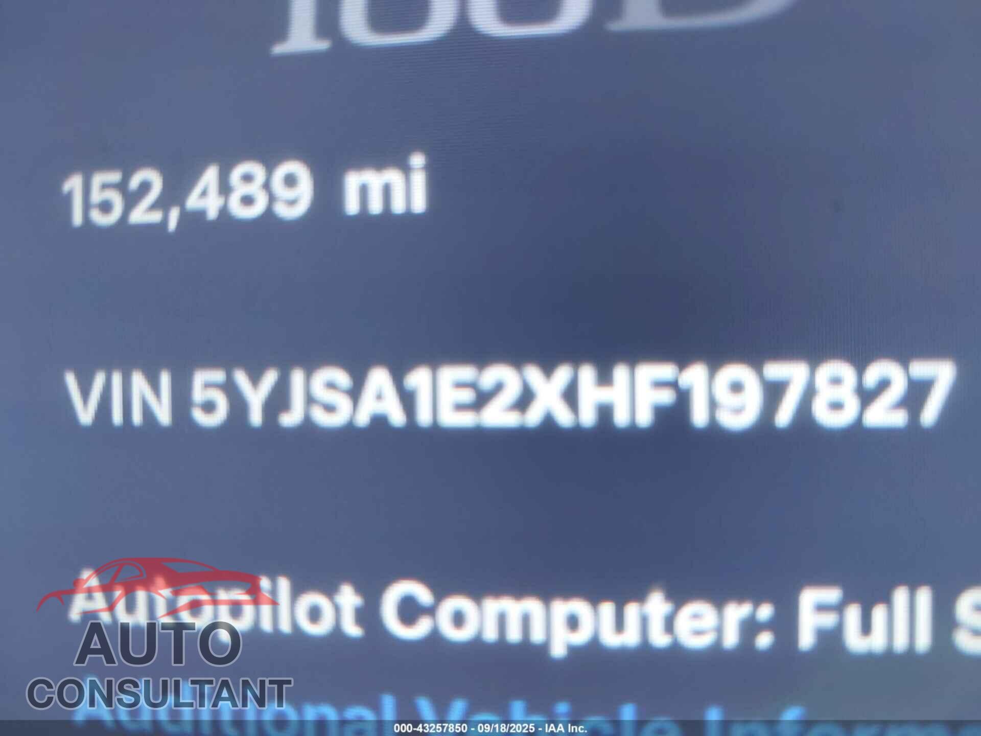 TESLA MODEL S 2017 - 5YJSA1E2XHF197827