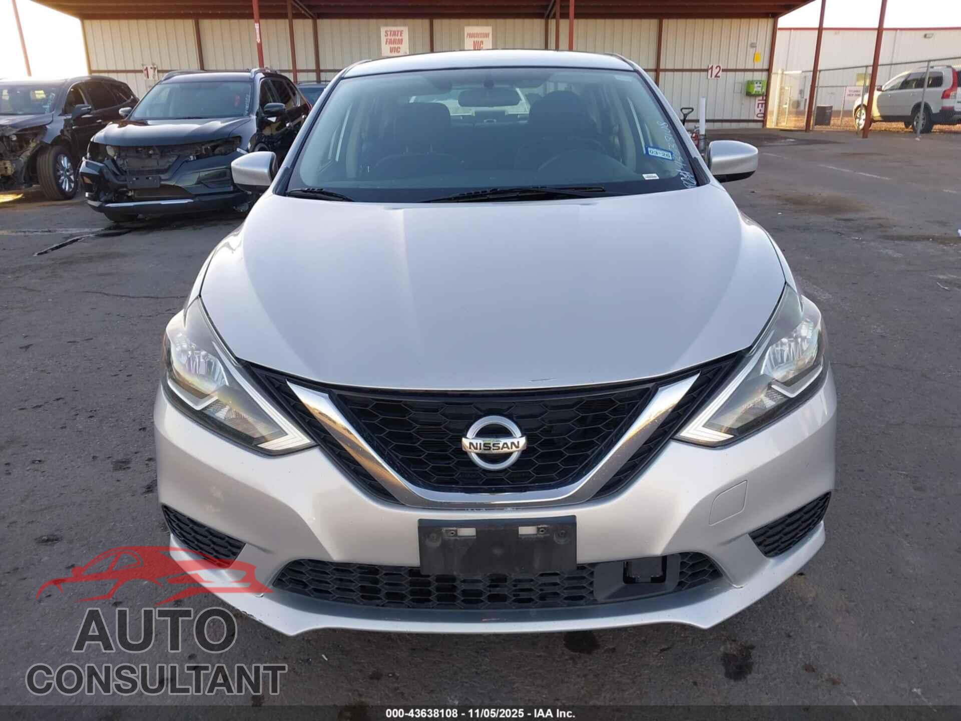 NISSAN SENTRA 2019 - 3N1AB7AP3KL606193