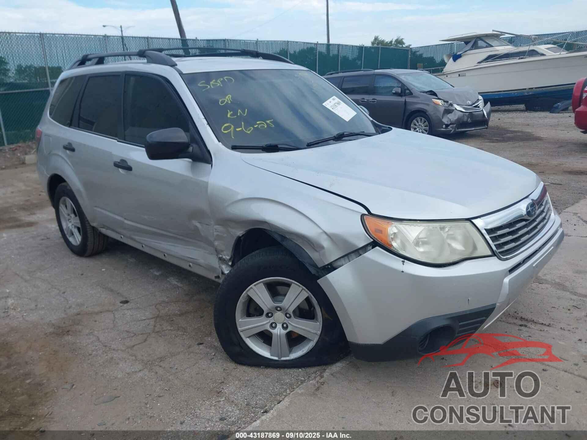 SUBARU FORESTER 2010 - JF2SH6BC9AH910259