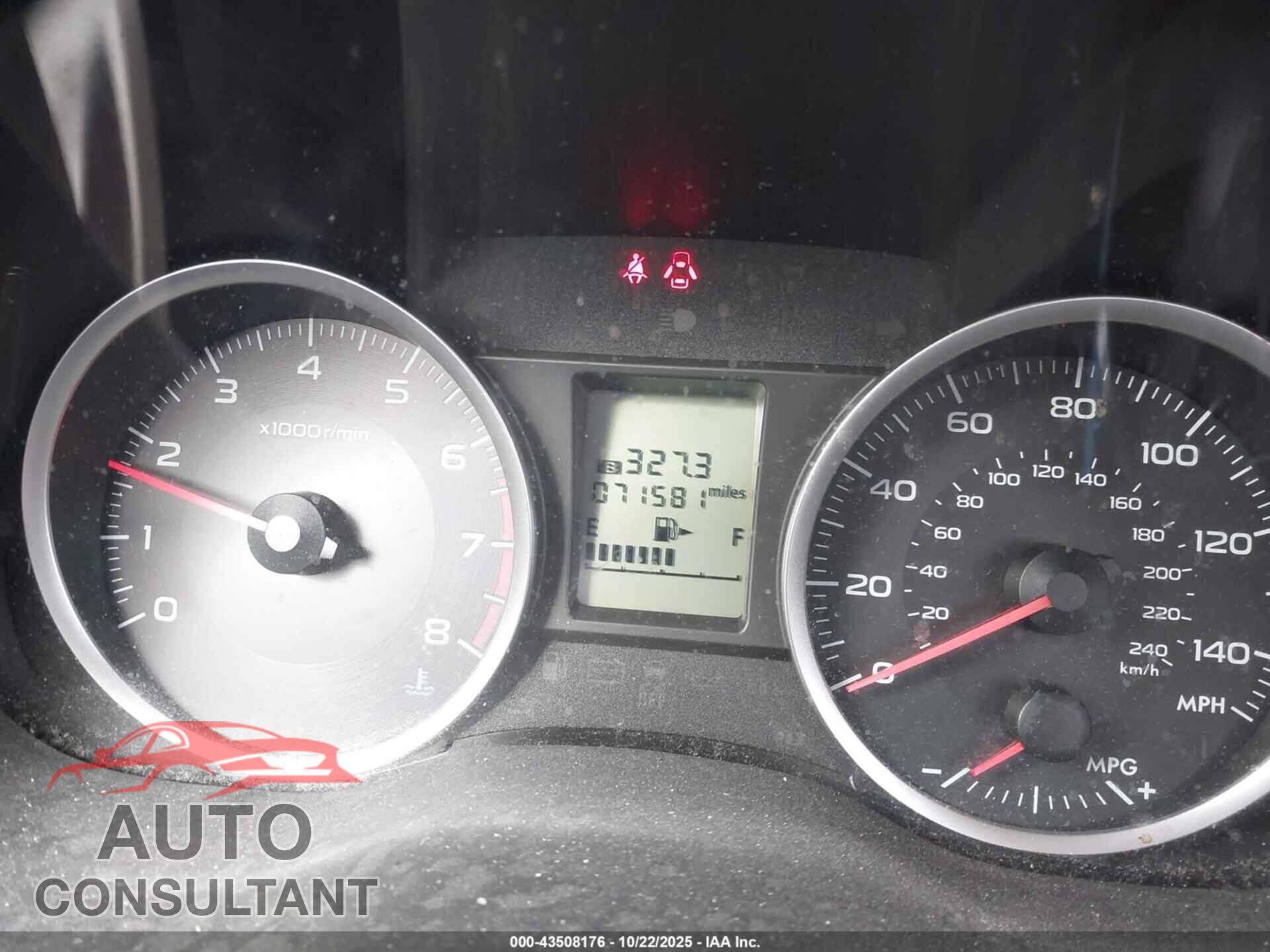 SUBARU FORESTER 2014 - JF2SJAAC0EG482019