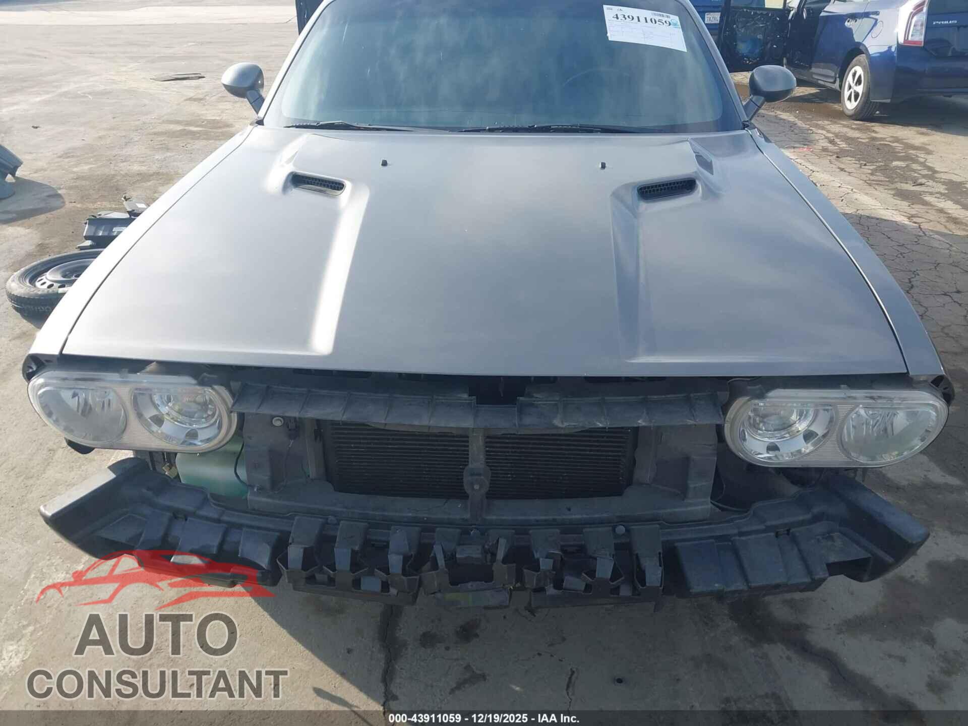 DODGE CHALLENGER 2012 - 2C3CDYAG3CH181207