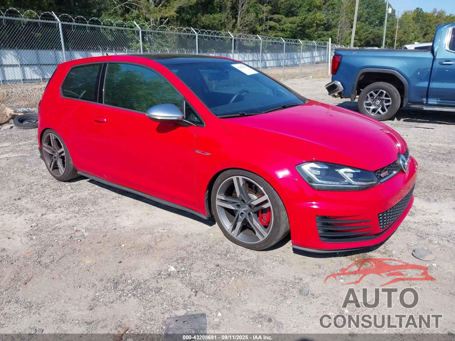 VOLKSWAGEN GOLF GTI 2016 - 3VWY47AU3GM002623