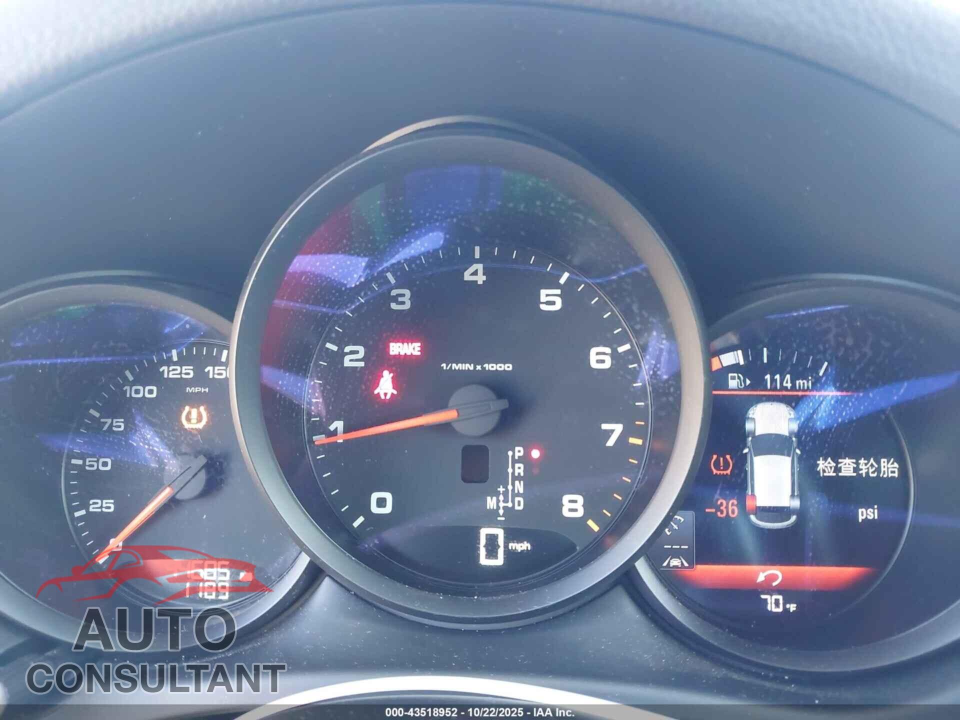 PORSCHE MACAN 2019 - WP1AA2A56KLB08114