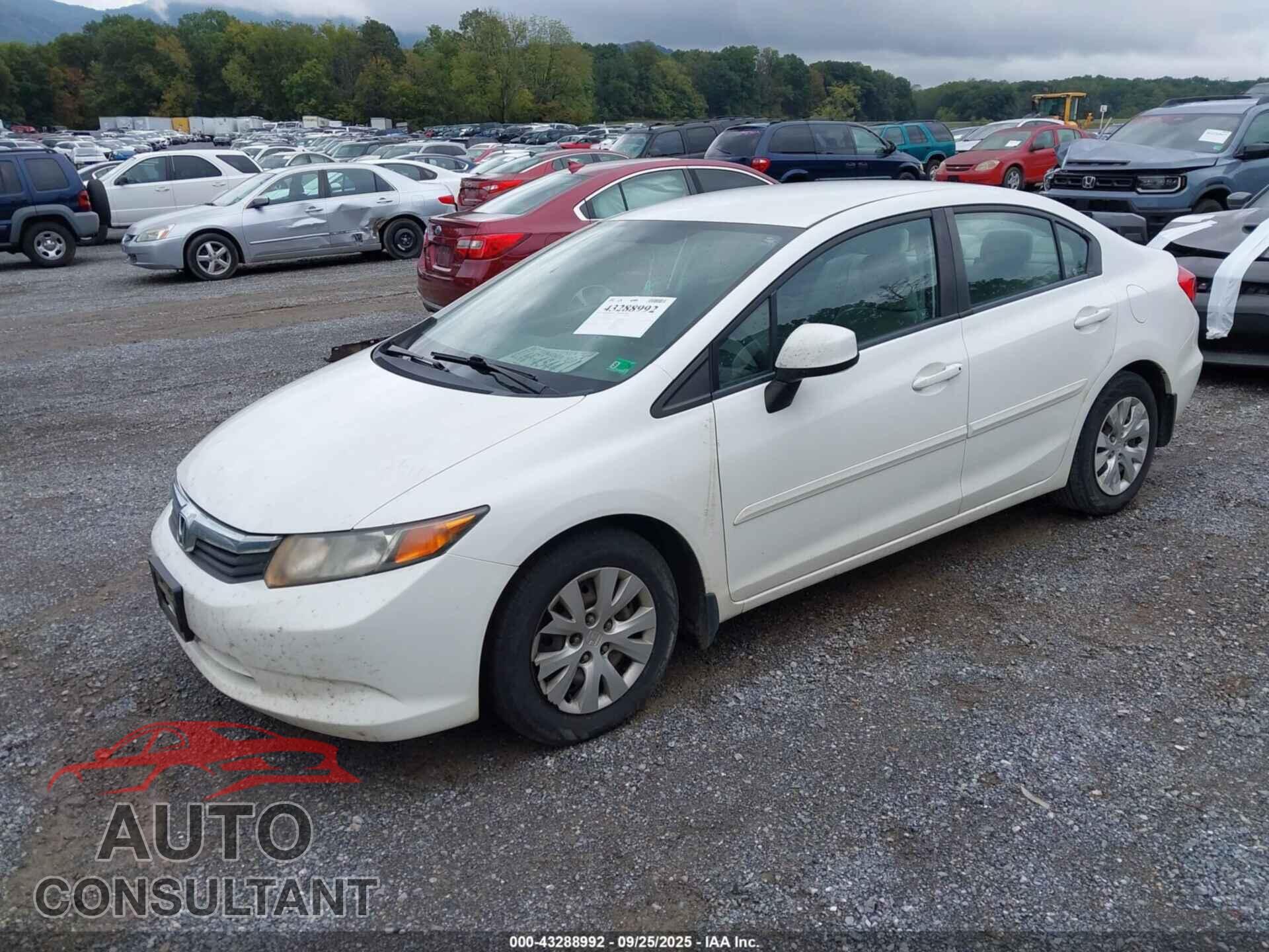 HONDA CIVIC 2012 - 19XFB2F53CE107400