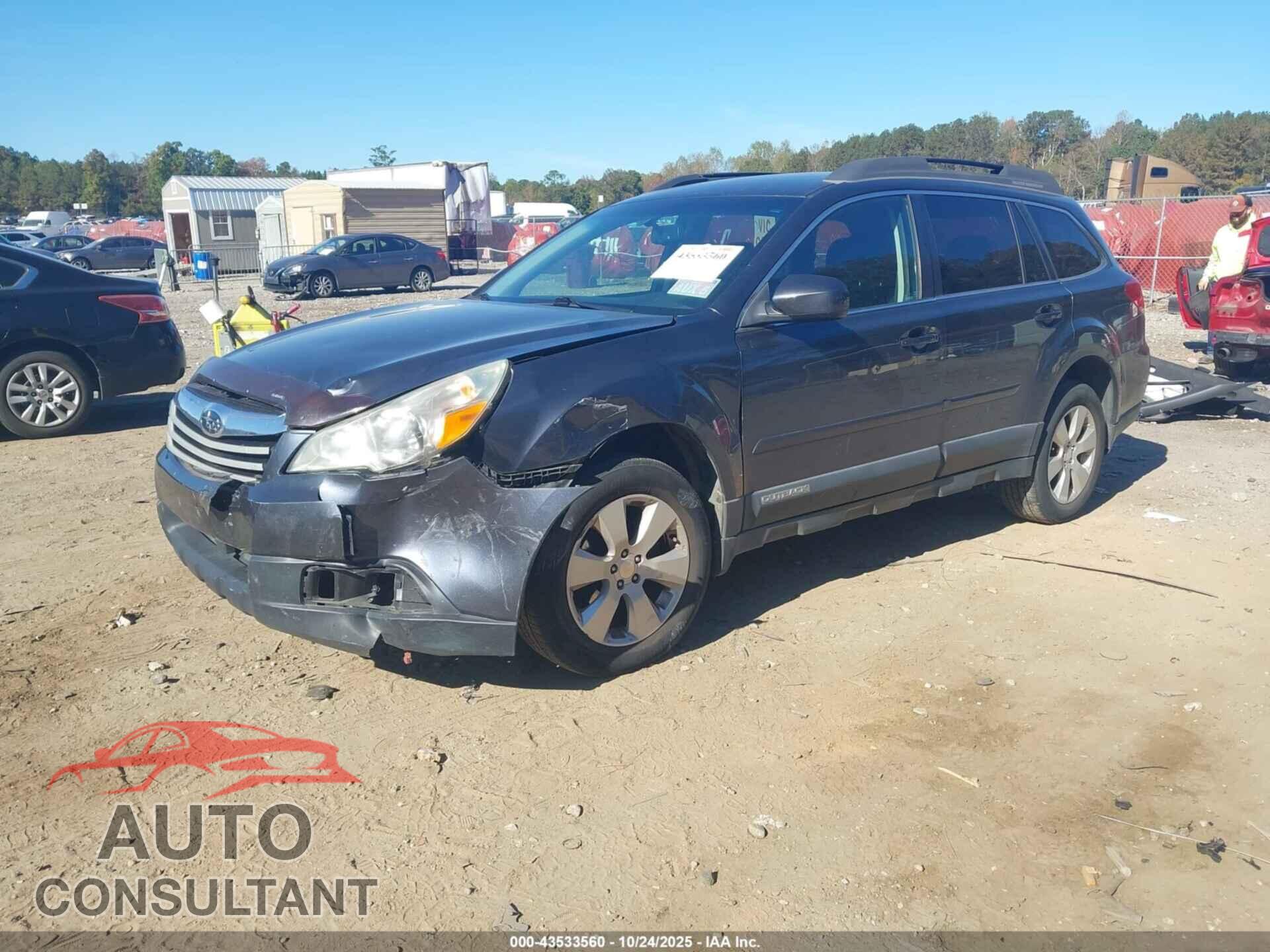 SUBARU OUTBACK 2012 - 4S4BRCCC8C3294462