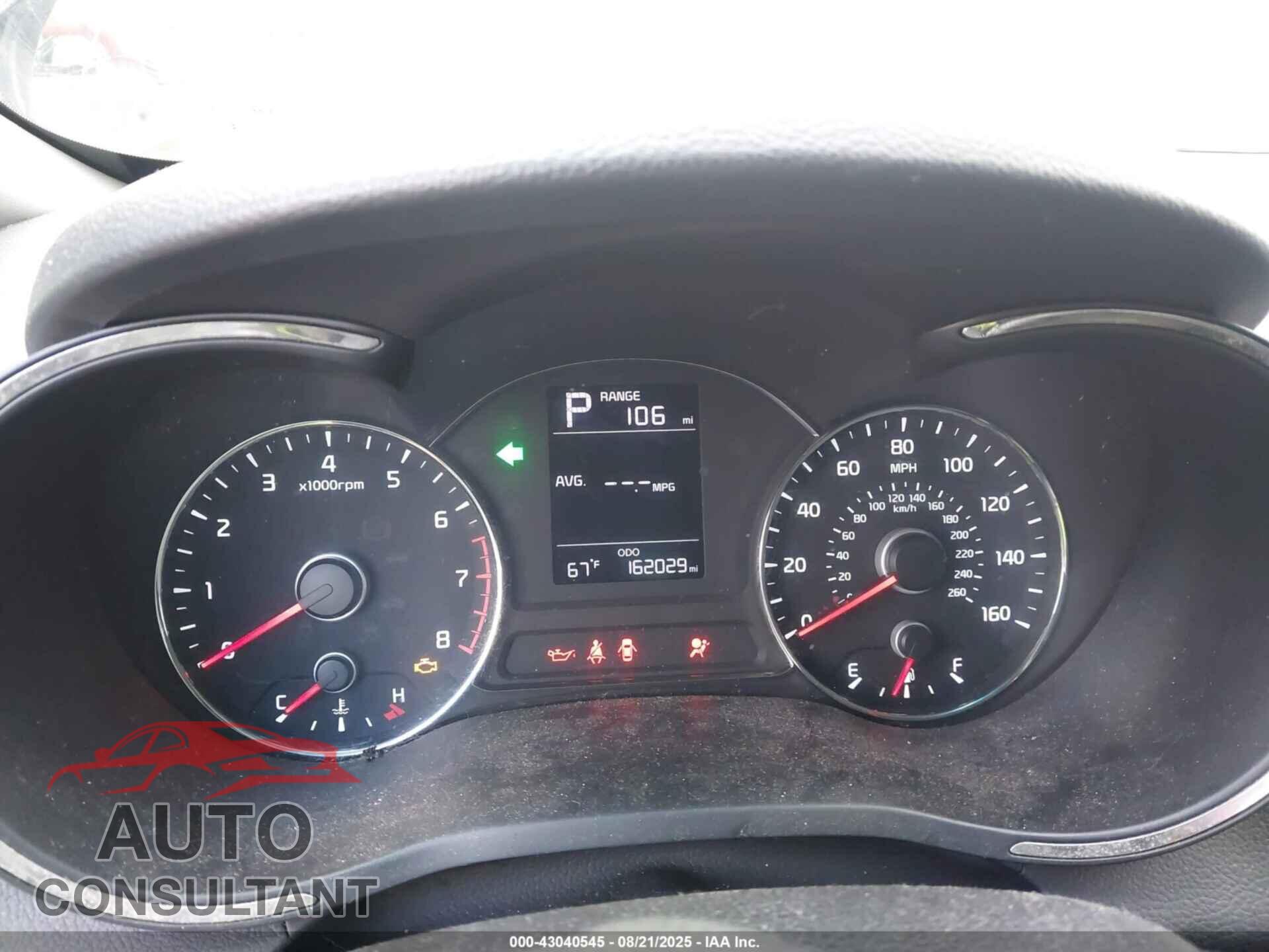 KIA FORTE 2017 - 3KPFK4A77HE104706