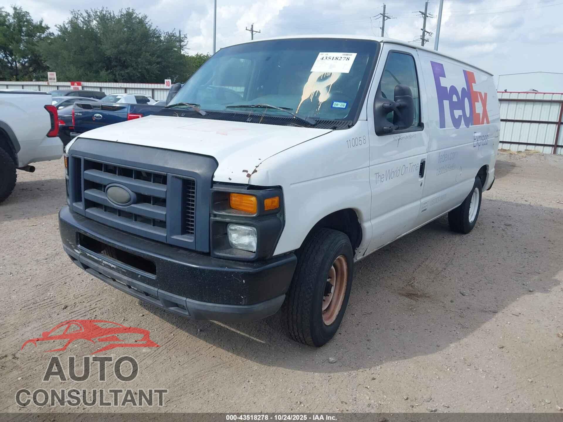 FORD E-150 2010 - 1FTNE1EW2ADA90630