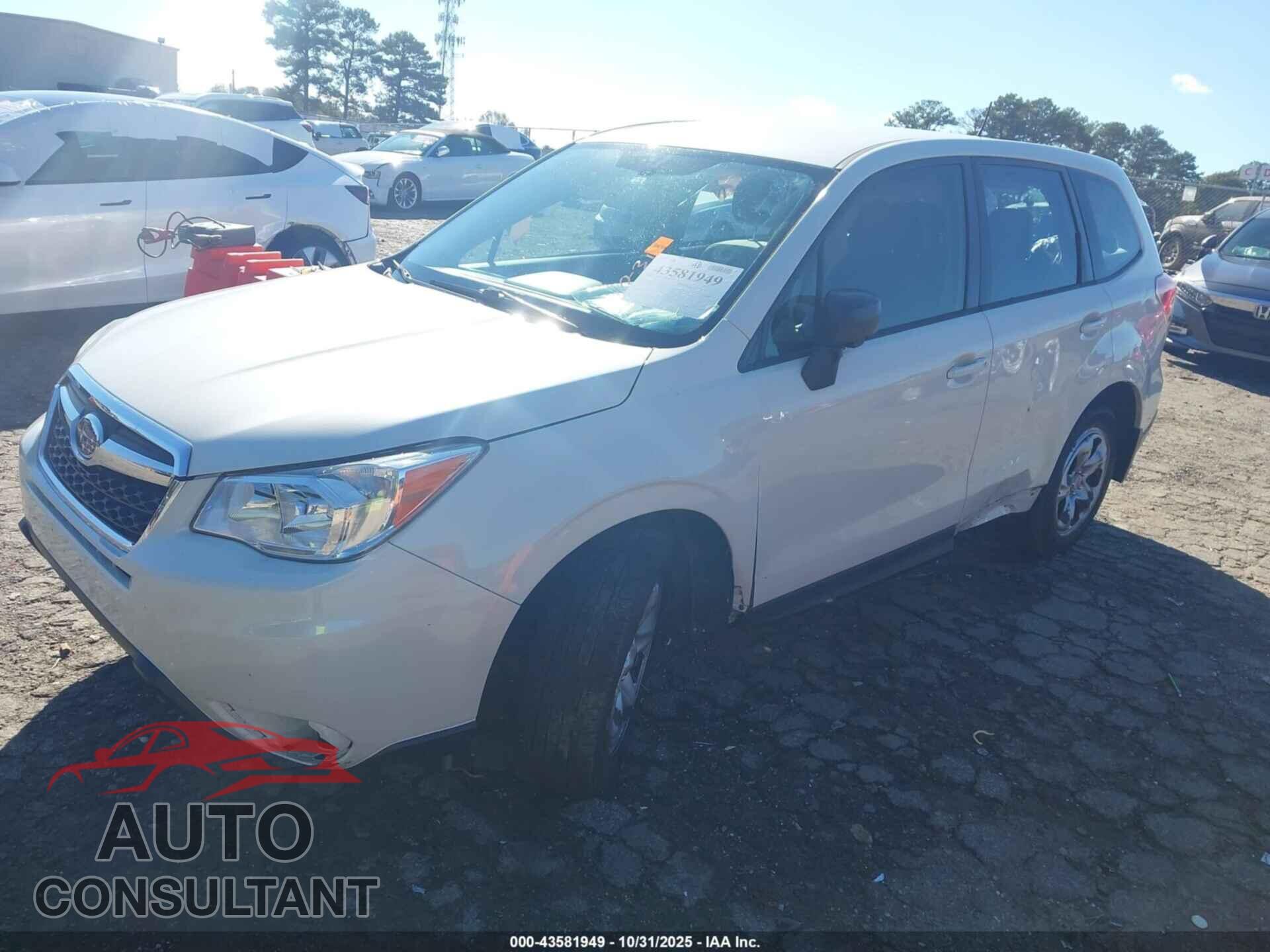 SUBARU FORESTER 2015 - JF2SJAAC3FH448099