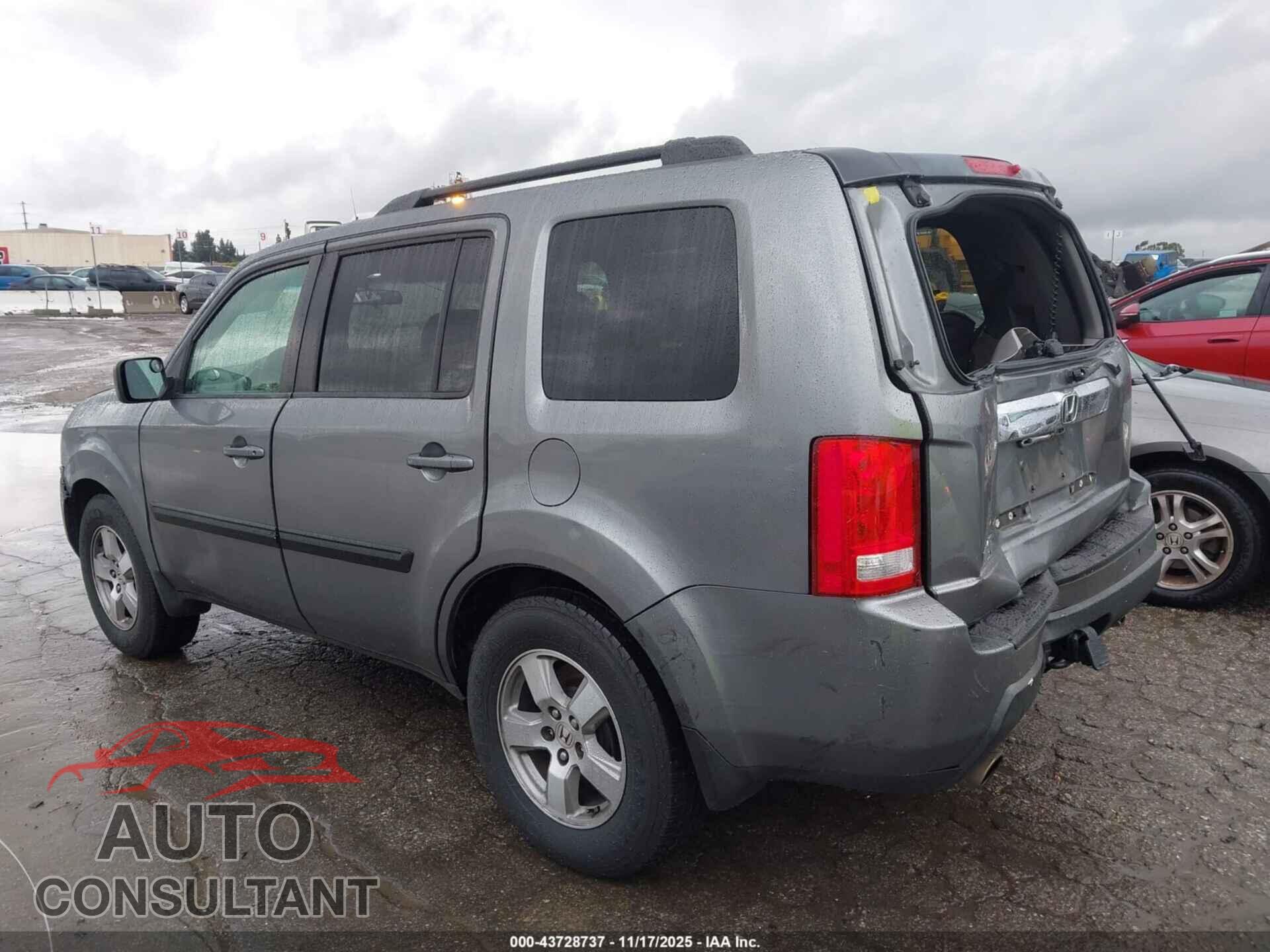 HONDA PILOT 2009 - 5FNYF38419B003014