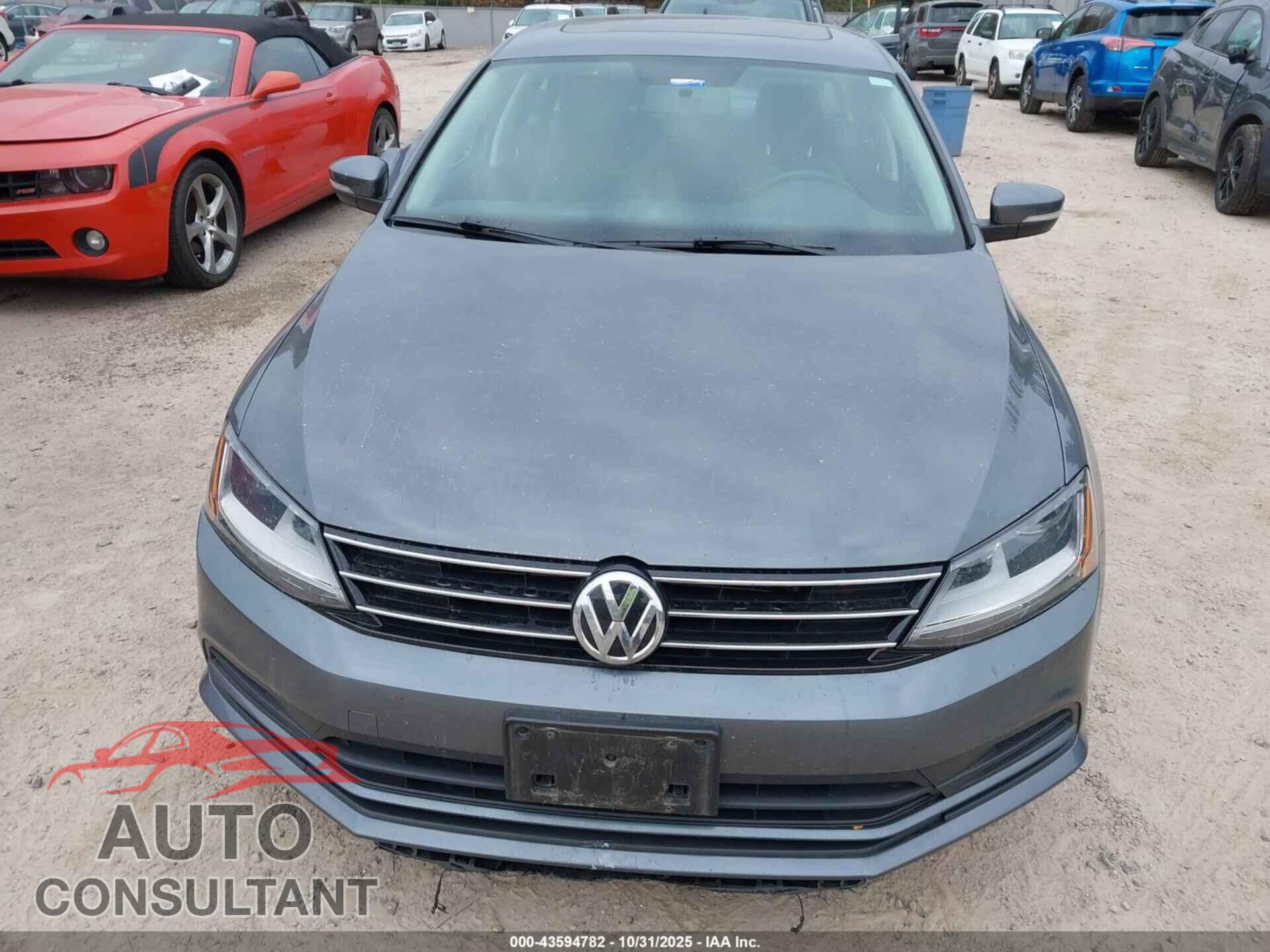 VOLKSWAGEN JETTA 2017 - 3VWDB7AJ6HM406589