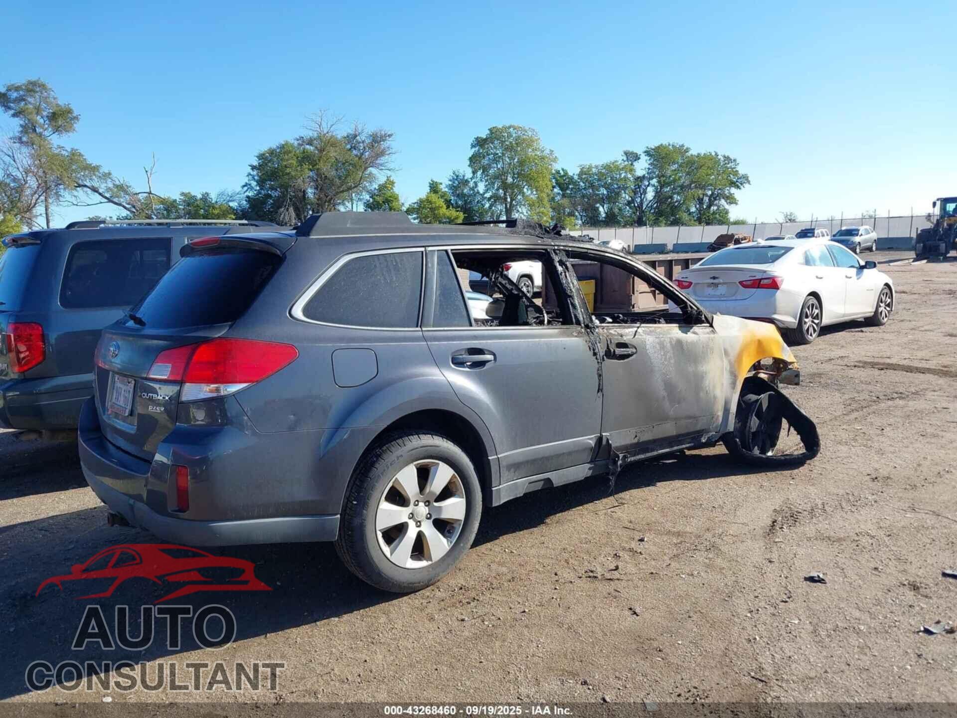 SUBARU OUTBACK 2012 - 4S4BRBCC8C3286677